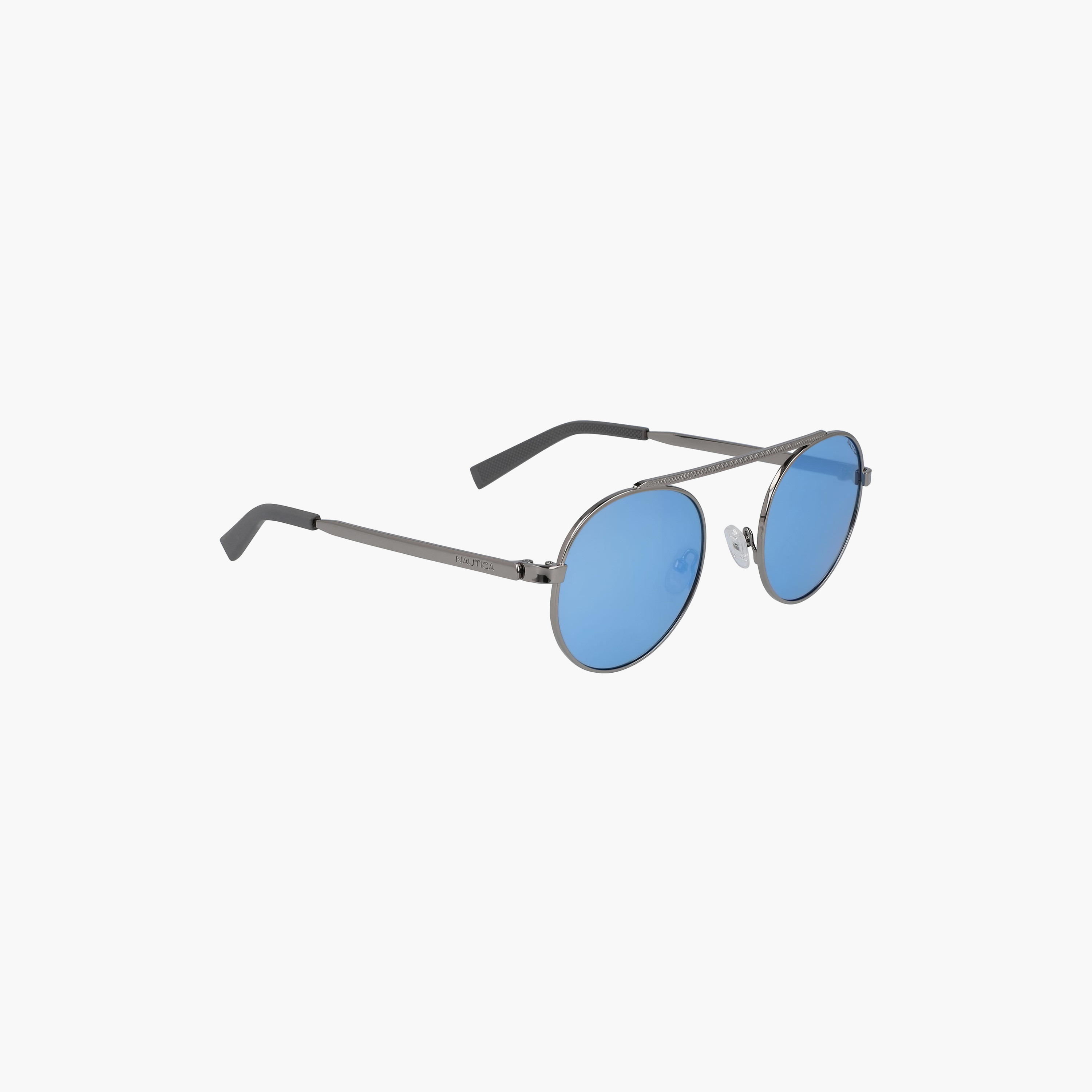 Nautica Blue Lens Round Sunglasses - N4643SP-men-sunglasses-image-2