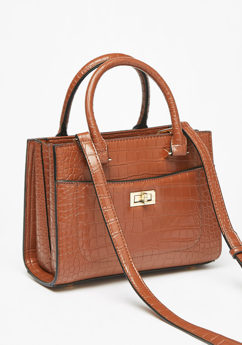 Celeste Animal Textured Tote Bag-Women%27s Handbags-image-2