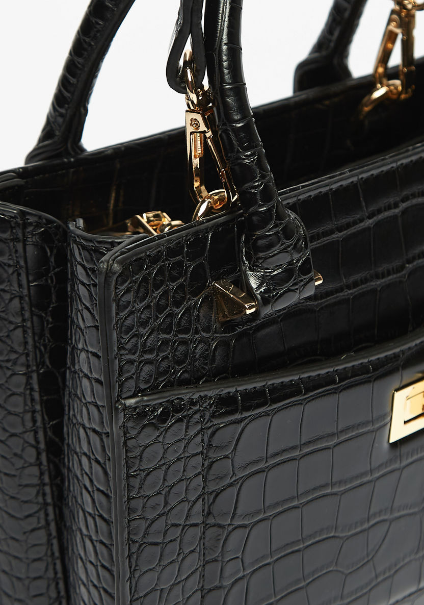 Celeste Animal Textured Tote Bag-Women%27s Handbags-image-3