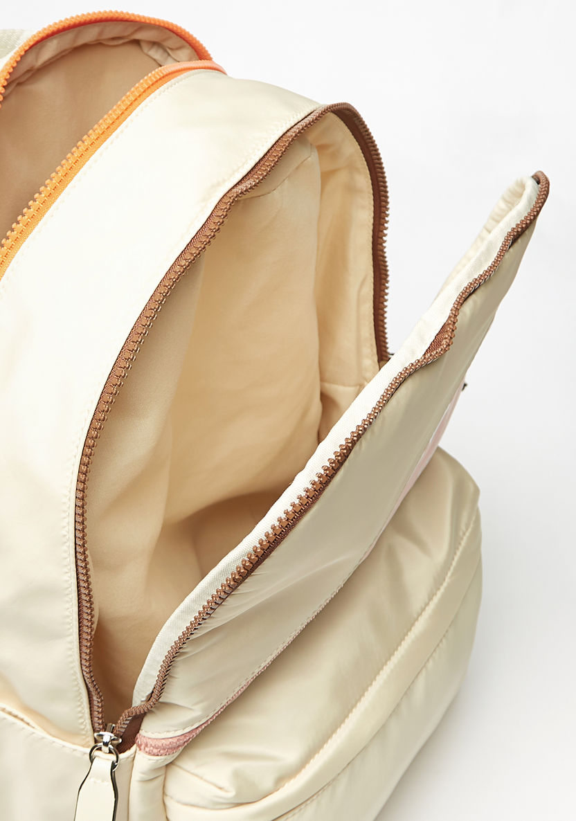 Lee Cooper Colourblock Backpack with Adjustable Shoulder Straps-Women%27s Backpacks-image-5