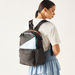 Lee Cooper Colourblock Backpack with Adjustable Shoulder Straps-Women%27s Backpacks-thumbnail-1