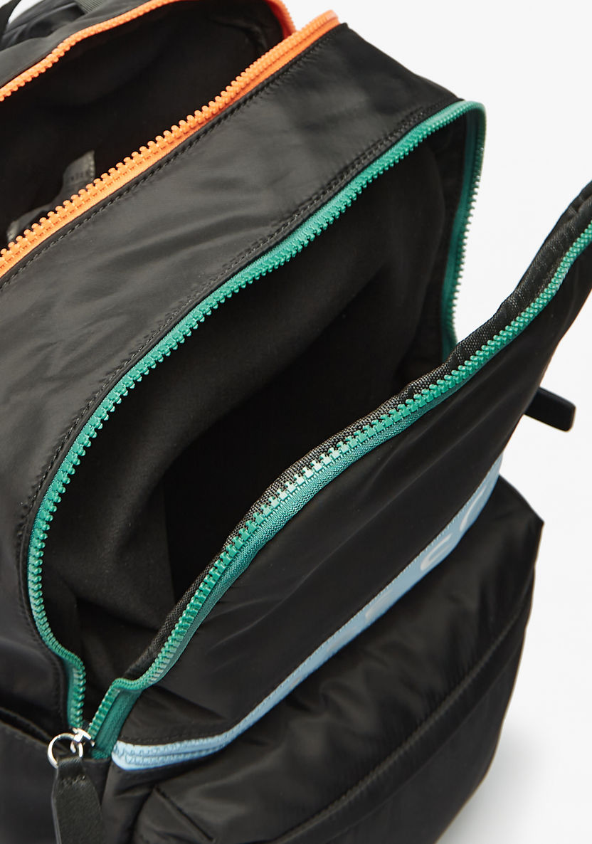 Lee Cooper Colourblock Backpack with Adjustable Shoulder Straps-Women%27s Backpacks-image-5