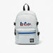 Lee Cooper Logo Print Backpack with Adjustable Shoulder Straps-Women%27s Backpacks-thumbnail-0