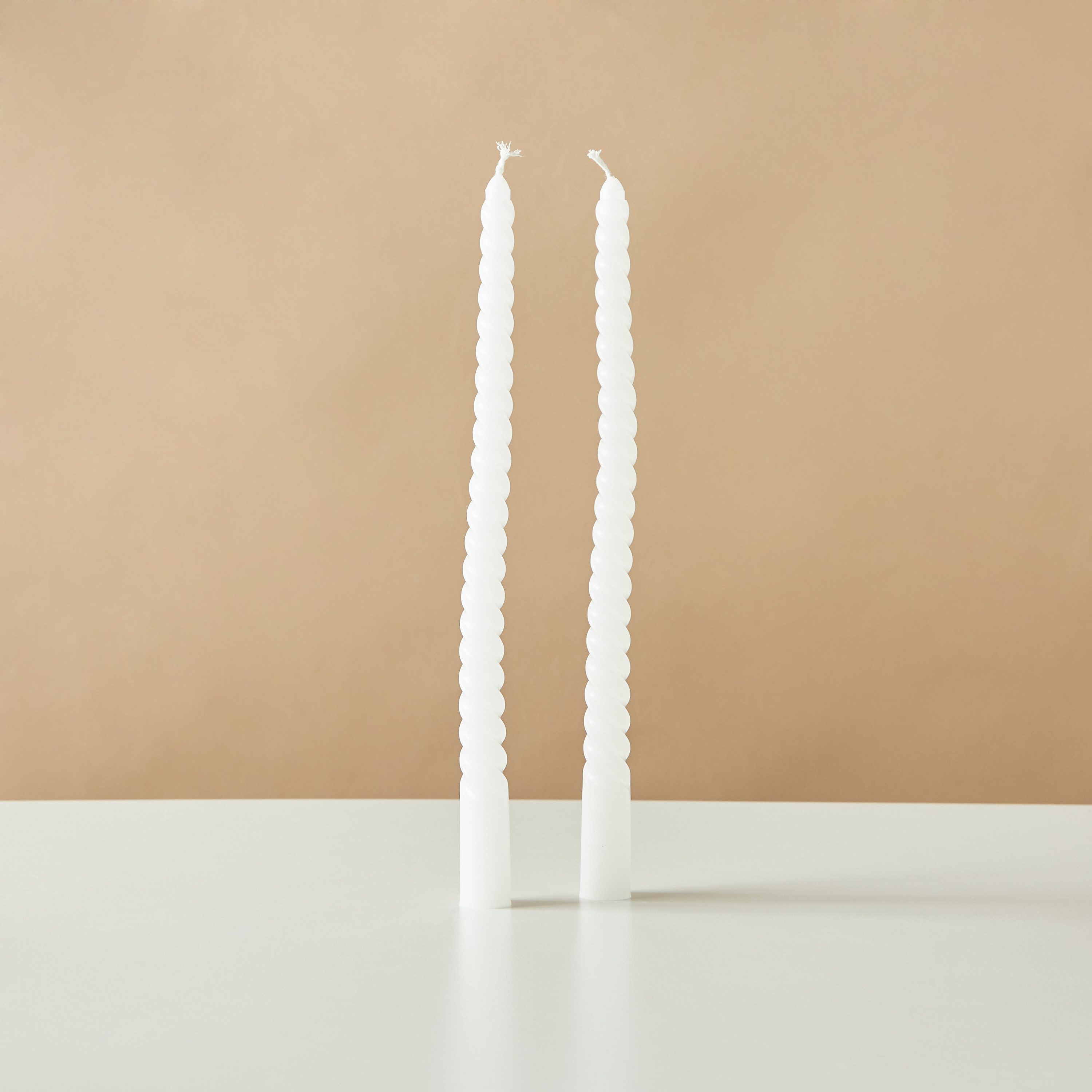 Countryfield Essentials Unscented Twirly Taper Candle - Set of 2-household-homefragrance-candles-image-4
