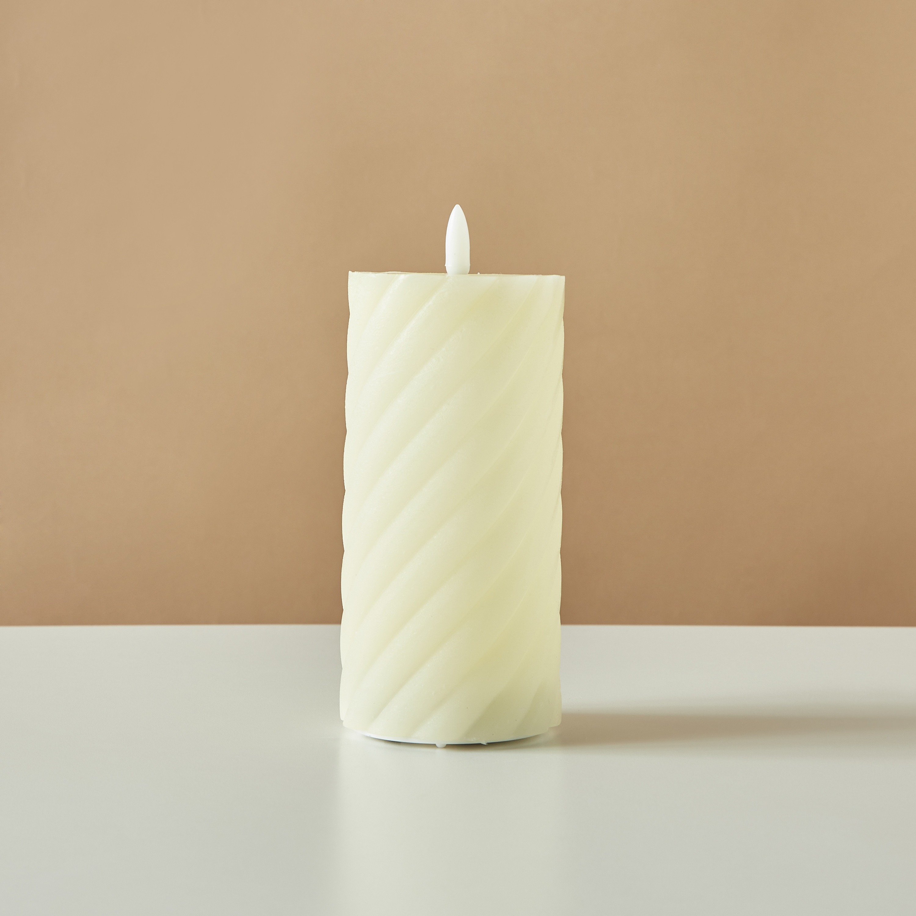 Countryfield Essentials LED Flameless Wax Pillar Candle - 15 cms-household-homefragrance-candles-image-2