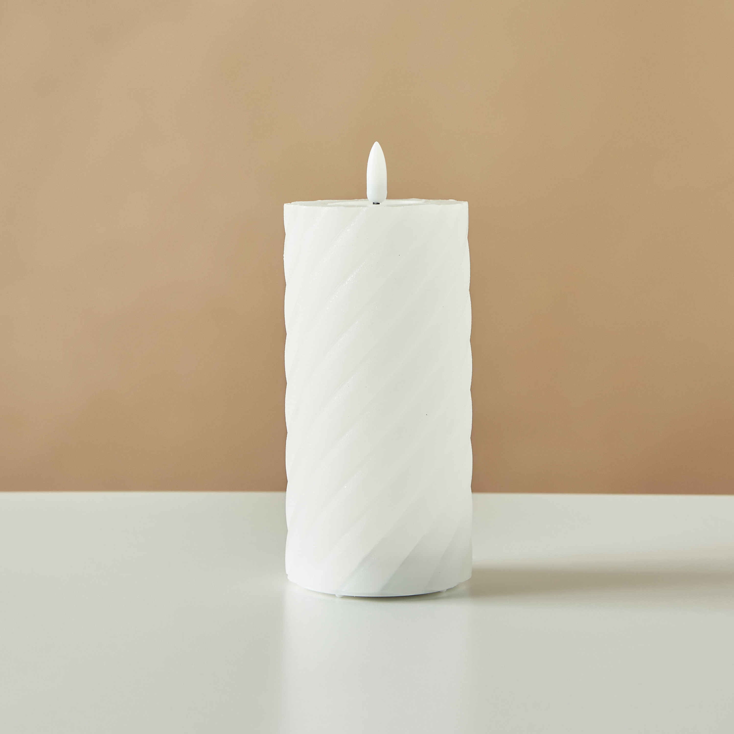 Countryfield Essentials LED Flameless Wax Pillar Candle - 15 cms-household-homefragrance-candles-image-3