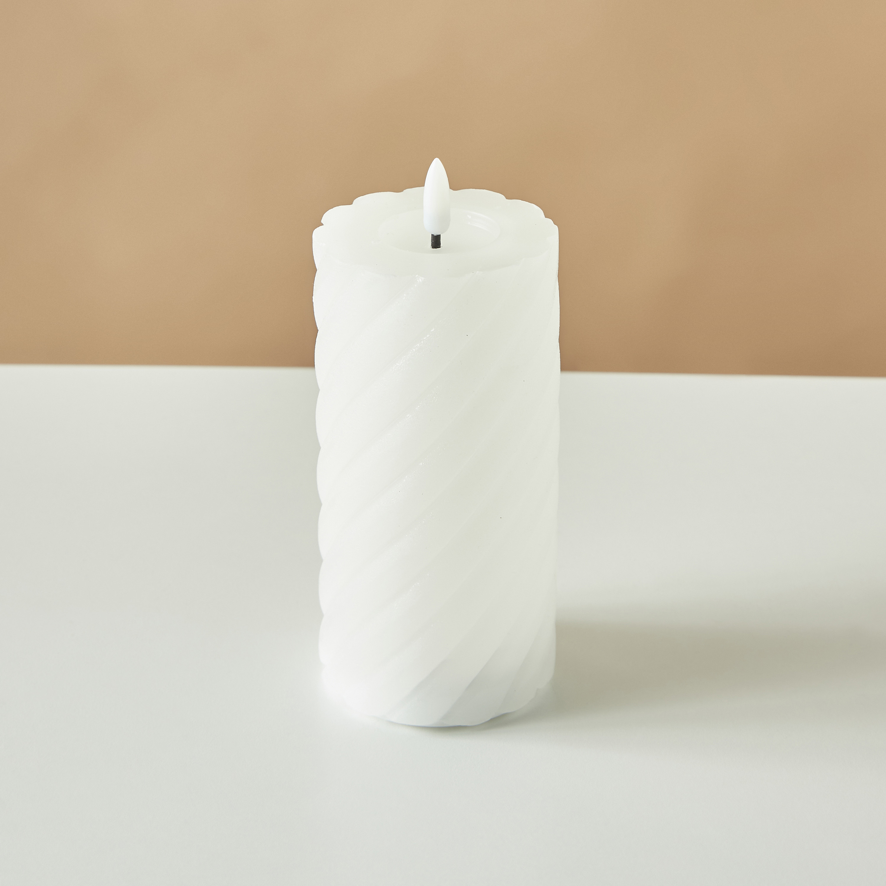 Countryfield Essentials LED Flameless Wax Pillar Candle - 15 cms-household-homefragrance-candles-image-4