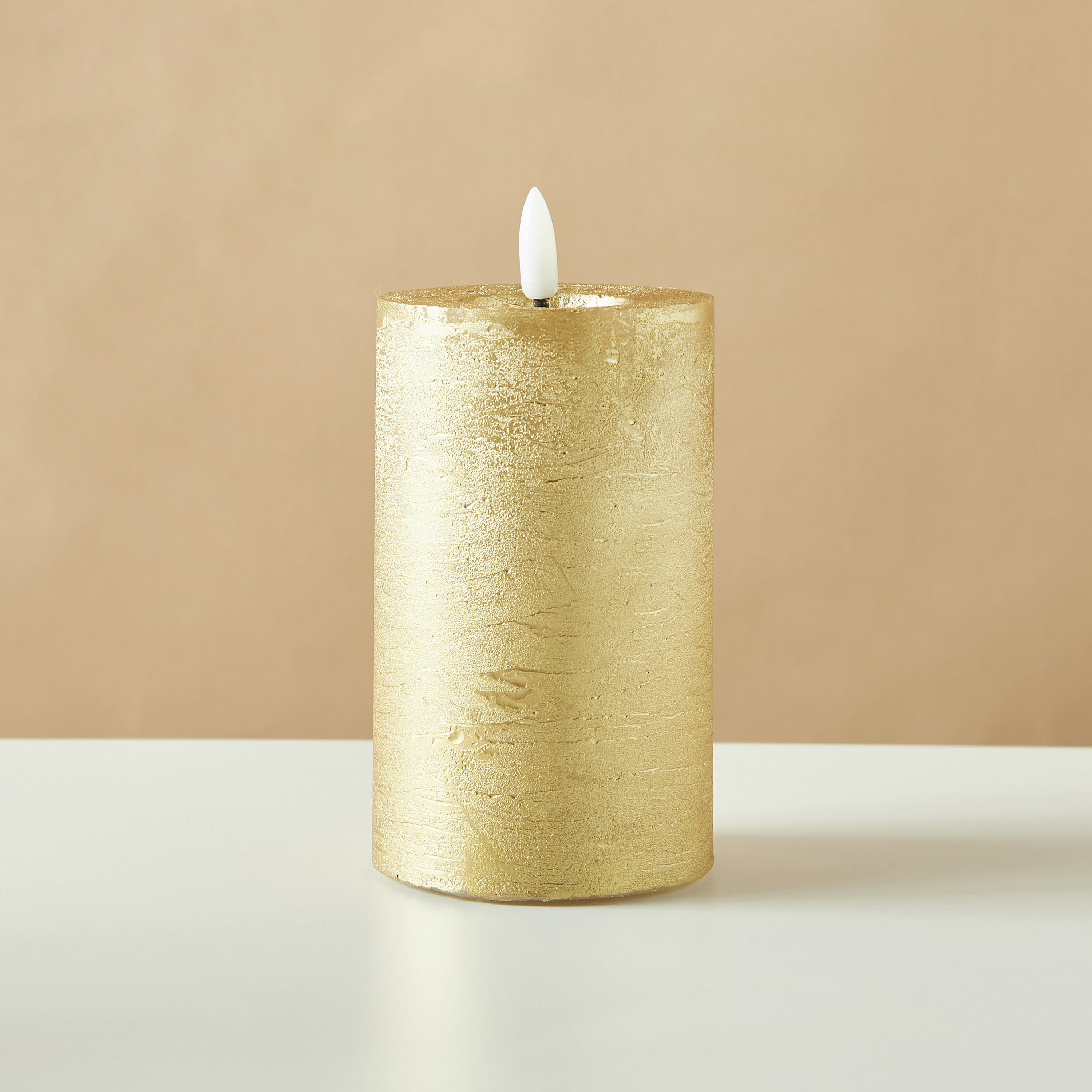 Countryfield Essentials LED Flameless Wax Pillar Candle - 12 cms-household-homefragrance-candles-image-2