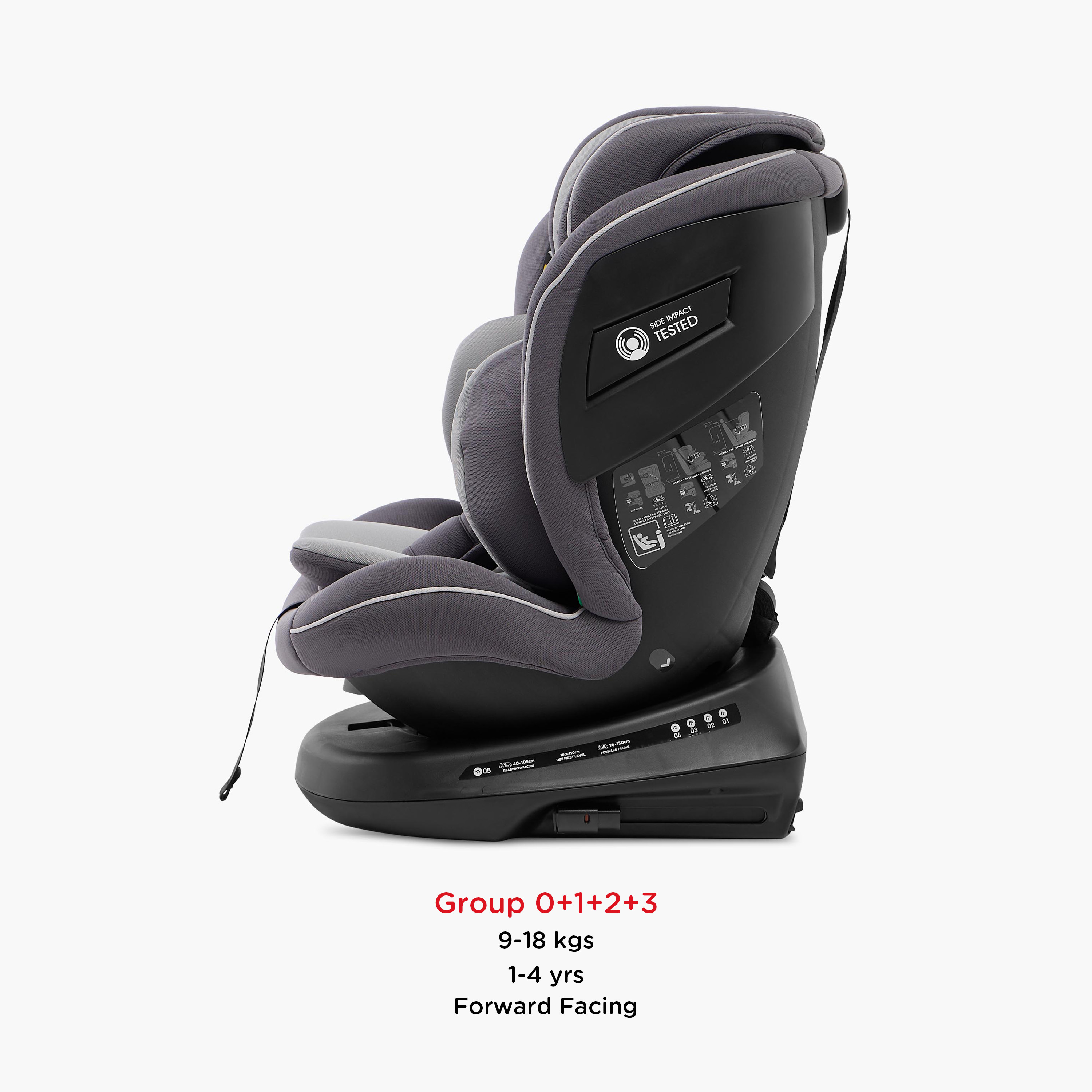 Giggles Brea 360 degree Group 0+1+2+3 I-size, ISO Fix Car Seat-baby-gear-carseats-image-4