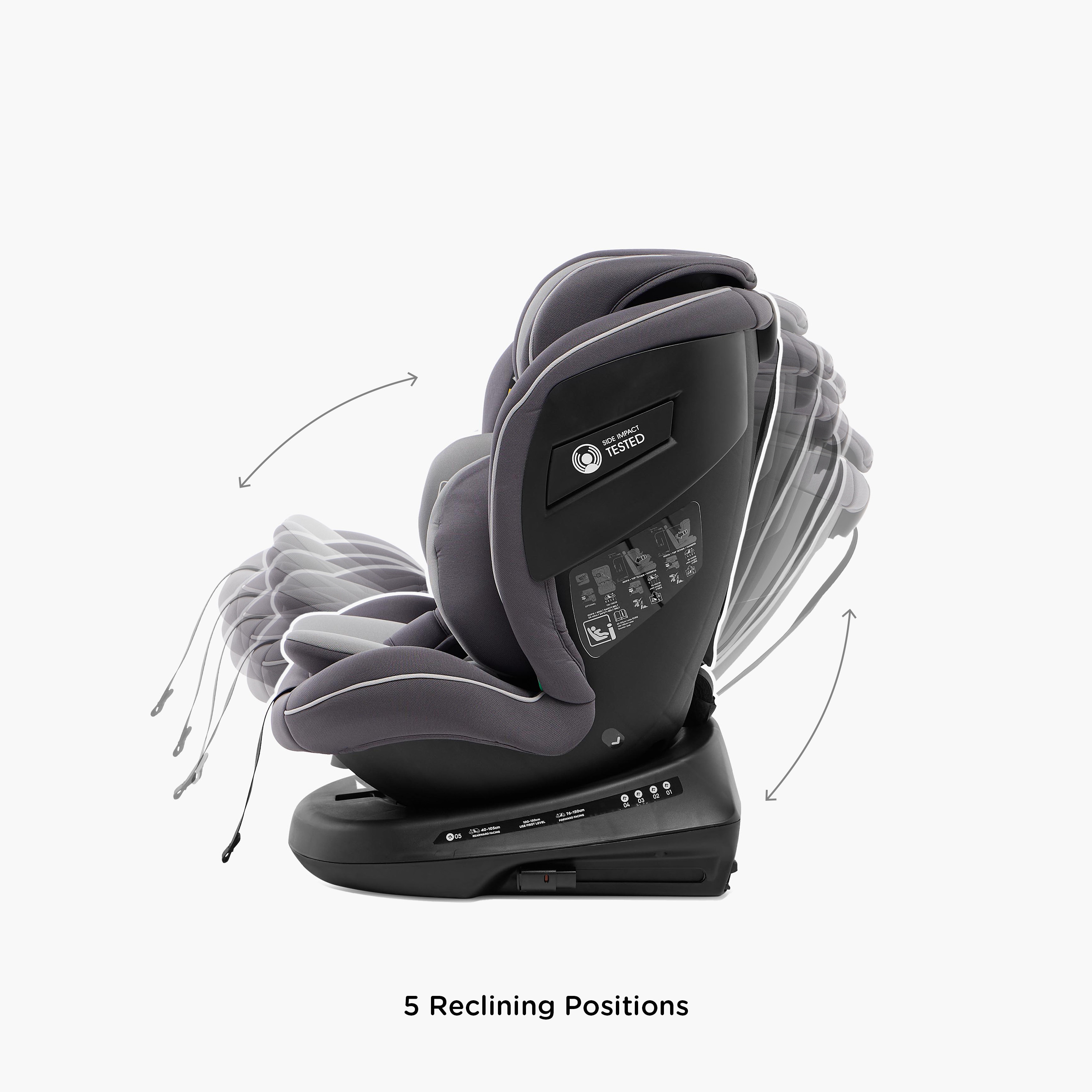 Giggles Brea 360 degree Group 0+1+2+3 I-size, ISO Fix Car Seat-baby-gear-carseats-image-5