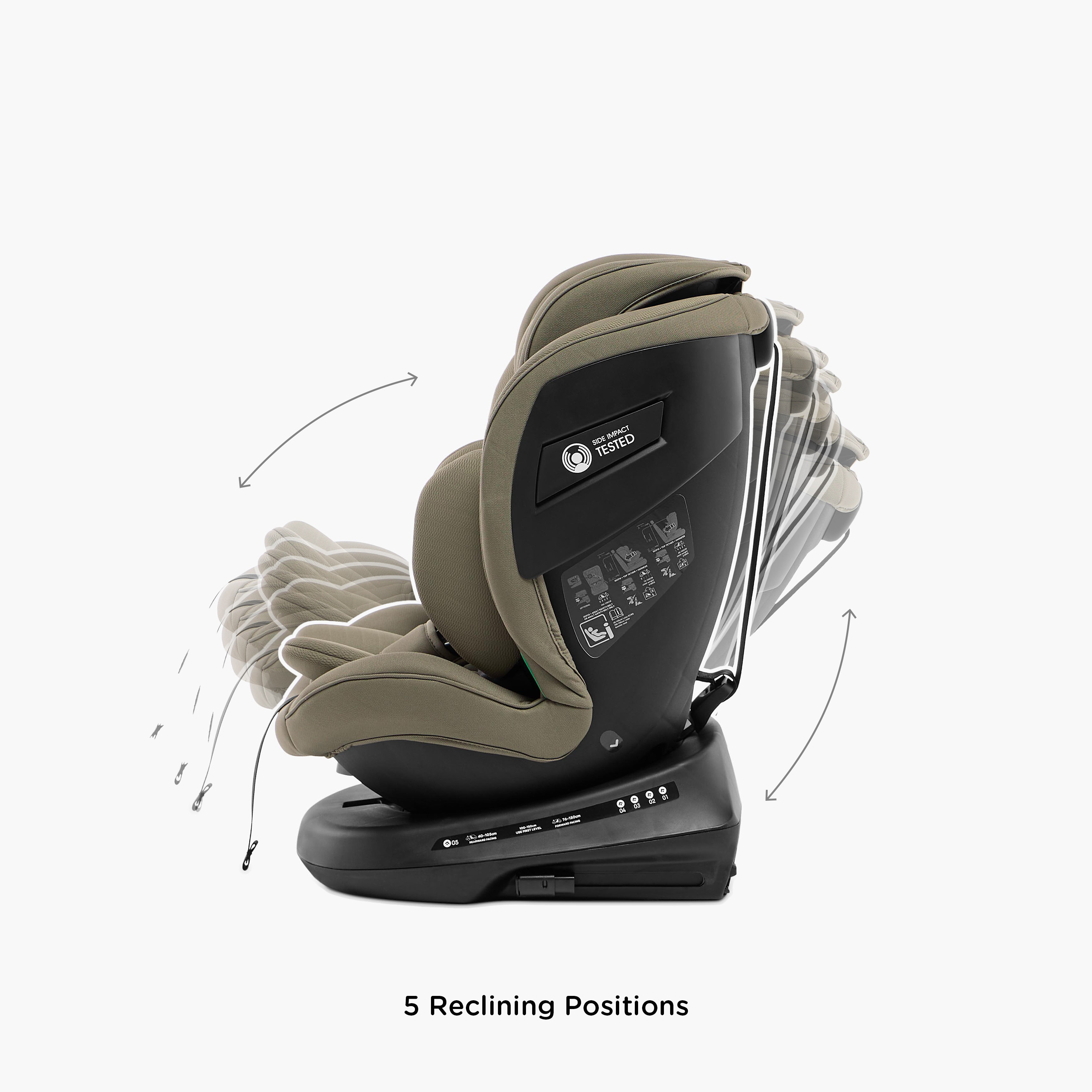 Giggles Brea 360 degree Group 0+1+2+3 I-size, ISO Fix Car Seat-baby-gear-carseats-image-5