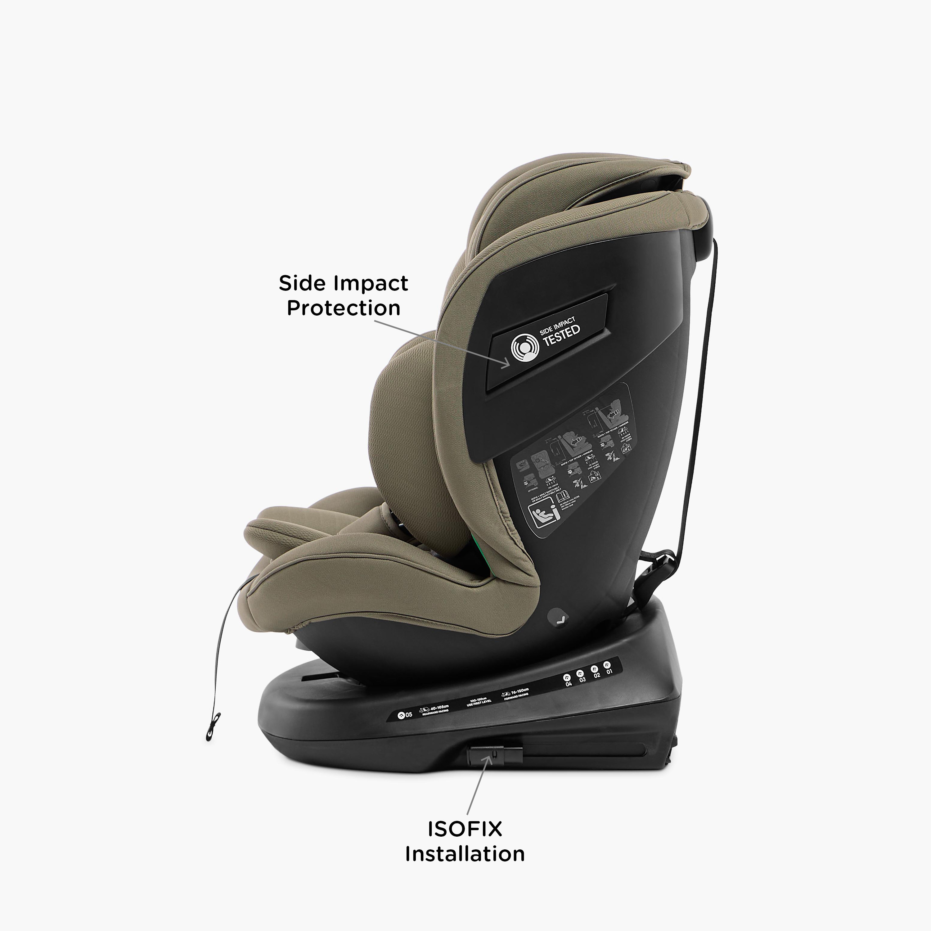 Giggles Brea 360 degree Group 0+1+2+3 I-size, ISO Fix Car Seat-baby-gear-carseats-image-9