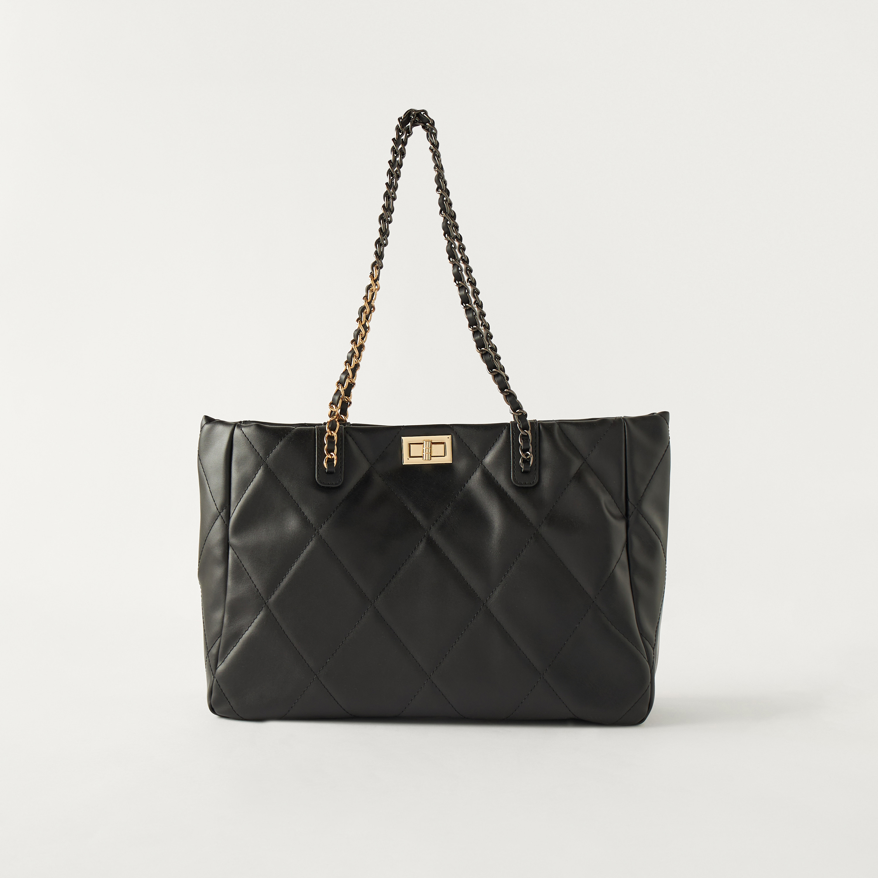شنطة توتي مبطنة بمشبك ملتوي ومقابض علوية تيا من ساشا-women-bagsandwallets-handbags-image-1
