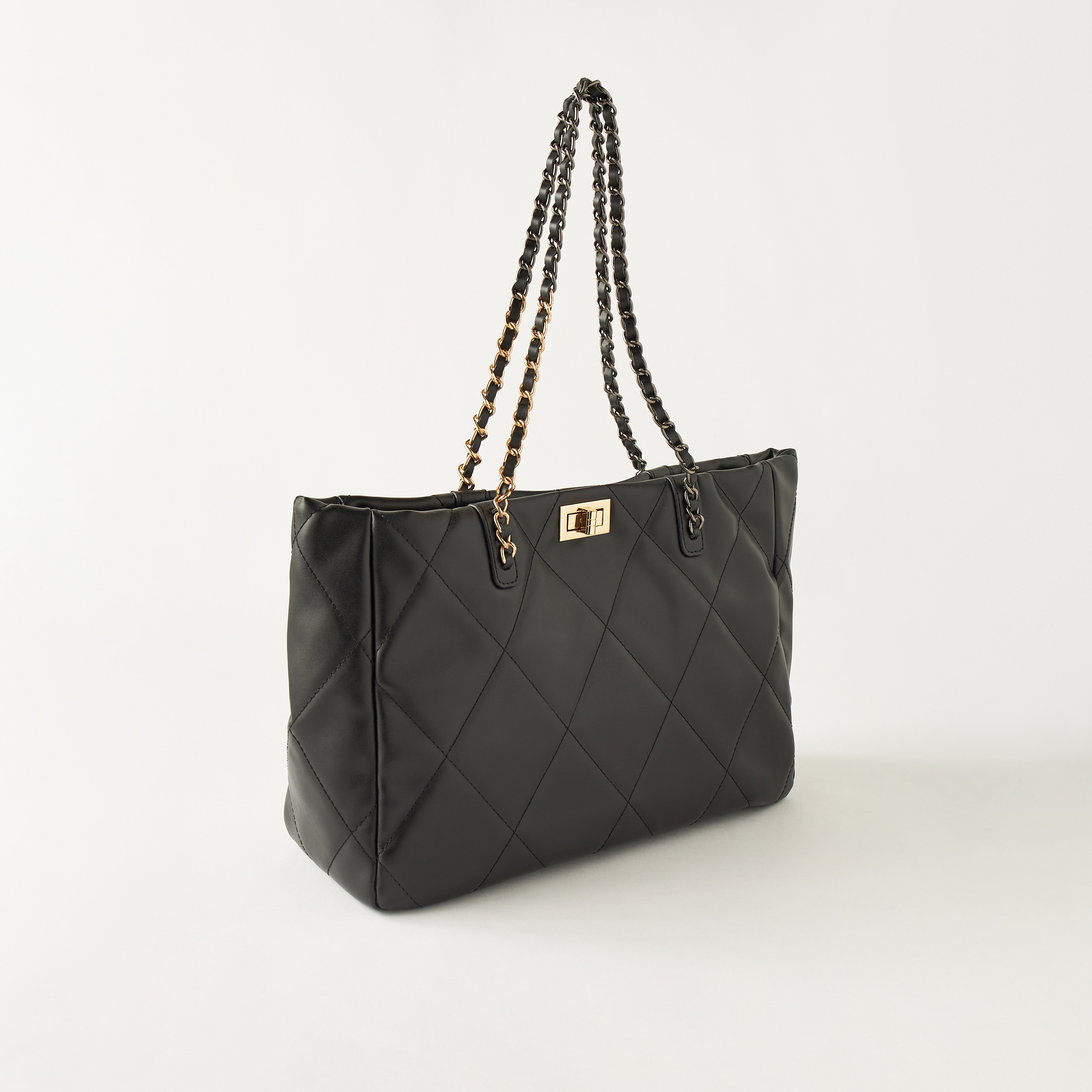 شنطة توتي مبطنة بمشبك ملتوي ومقابض علوية تيا من ساشا-women-bagsandwallets-handbags-image-4