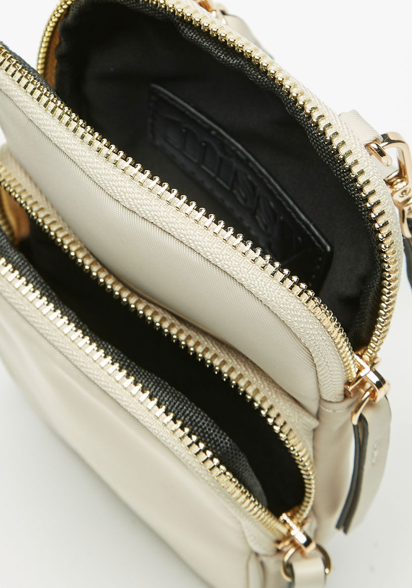 Missy Solid Crossbody Bag with Zip Closure-Women%27s Handbags-image-3