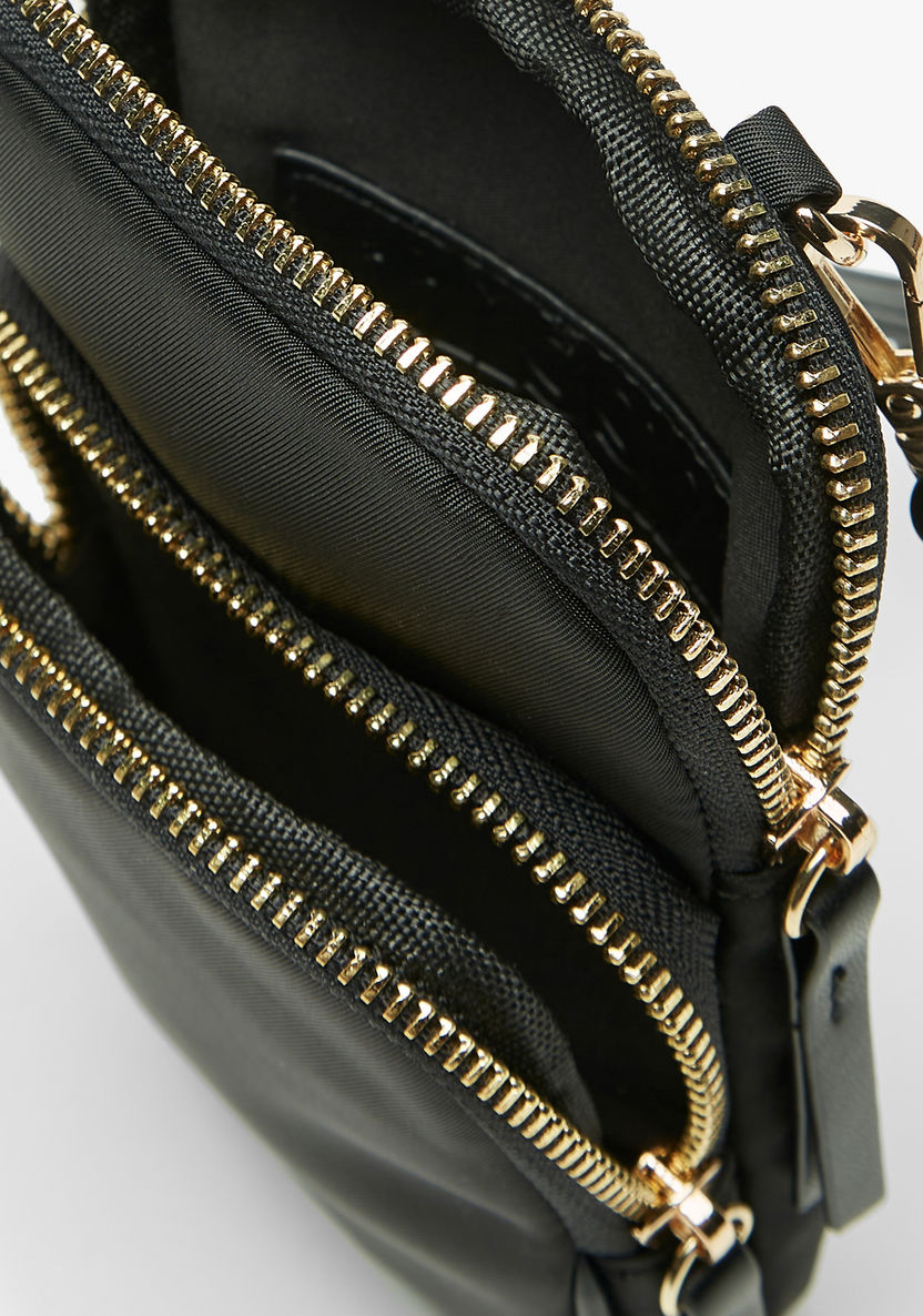 Missy Solid Crossbody Bag with Zip Closure-Women%27s Handbags-image-3