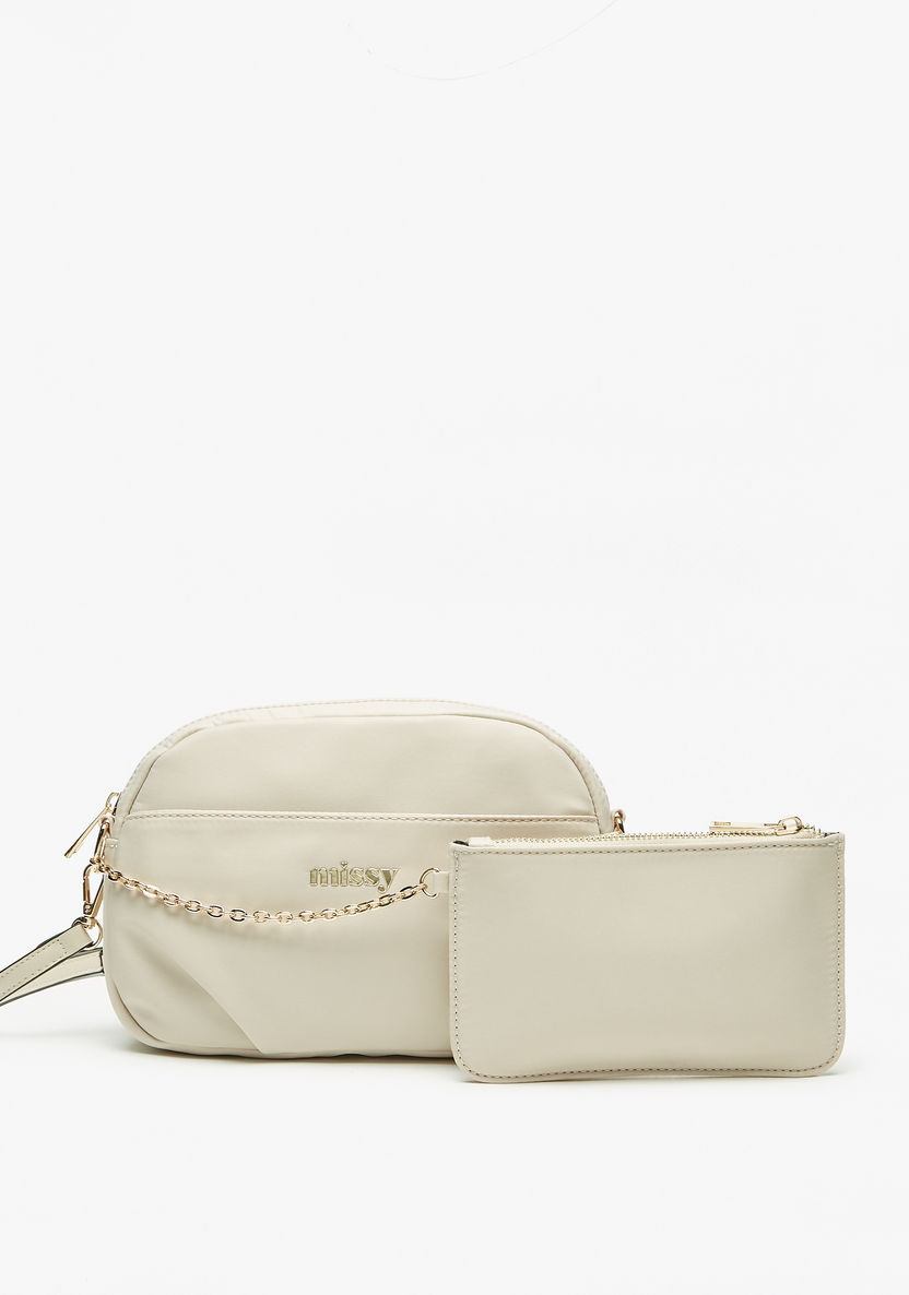 Missy Solid Crossbody Bag with Purse-Women%27s Handbags-image-0