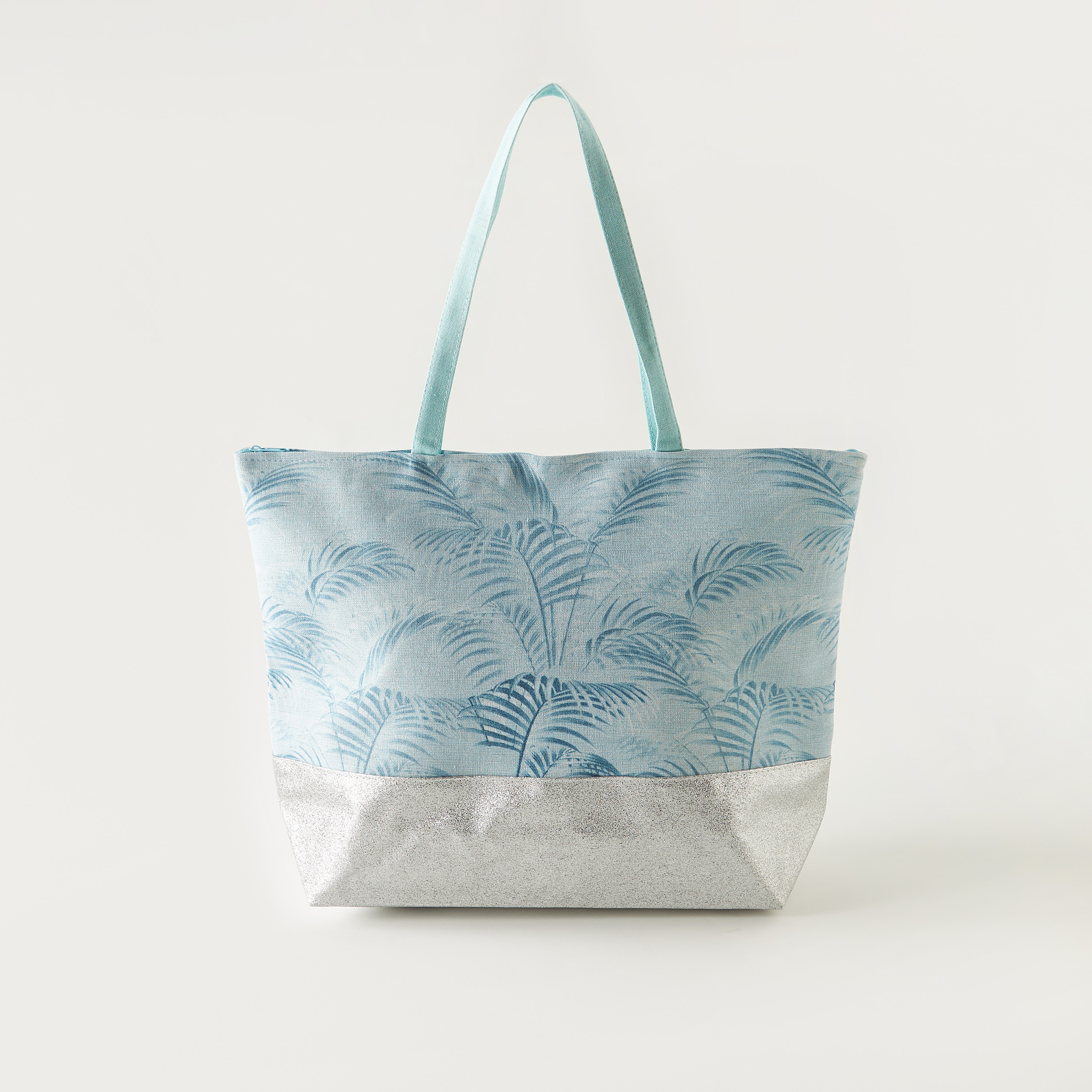 Printed Tote Bag with Zip Closure-women-bagsandwallets-handbags-image-2