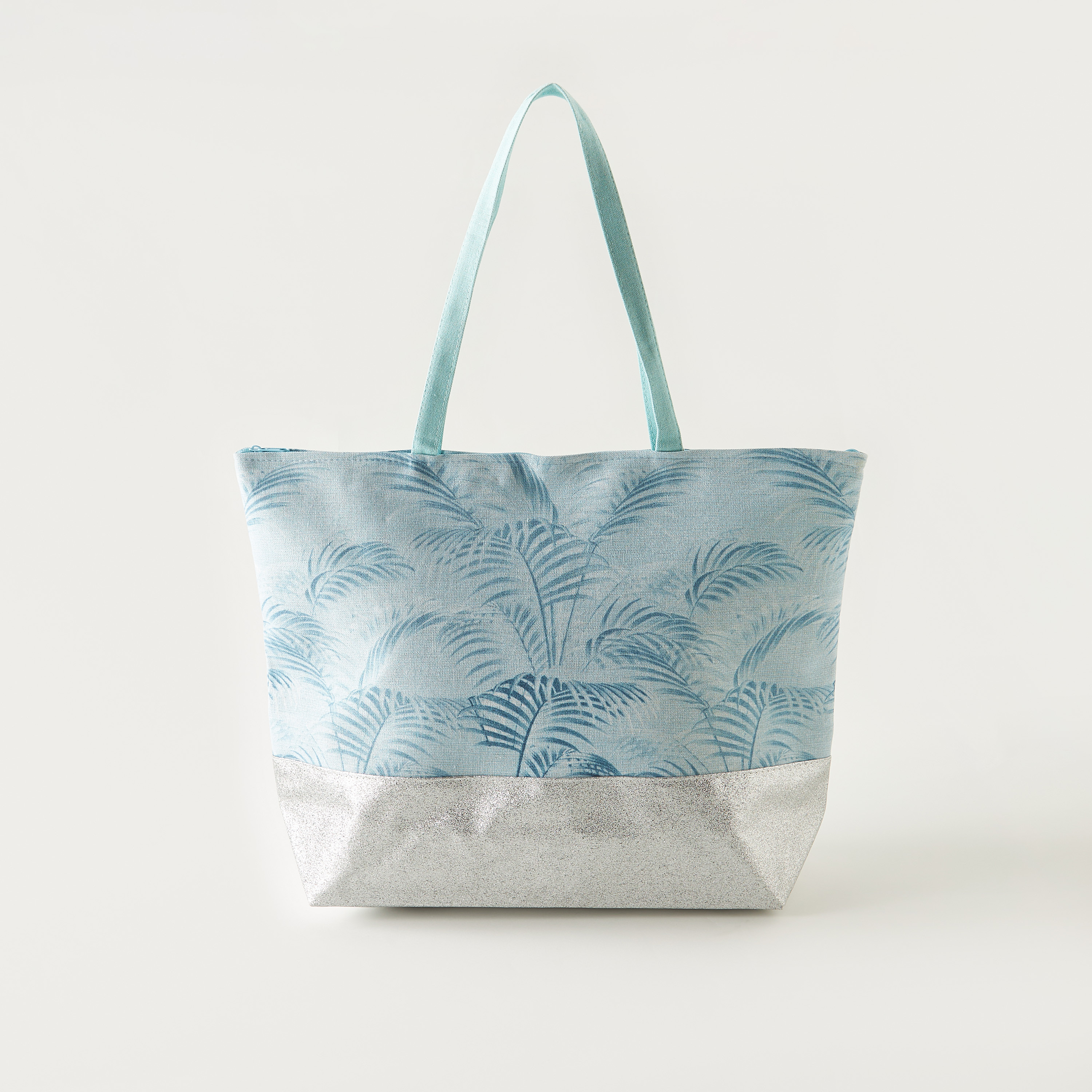 Printed Tote Bag with Zip Closure-women-bagsandwallets-handbags-image-3