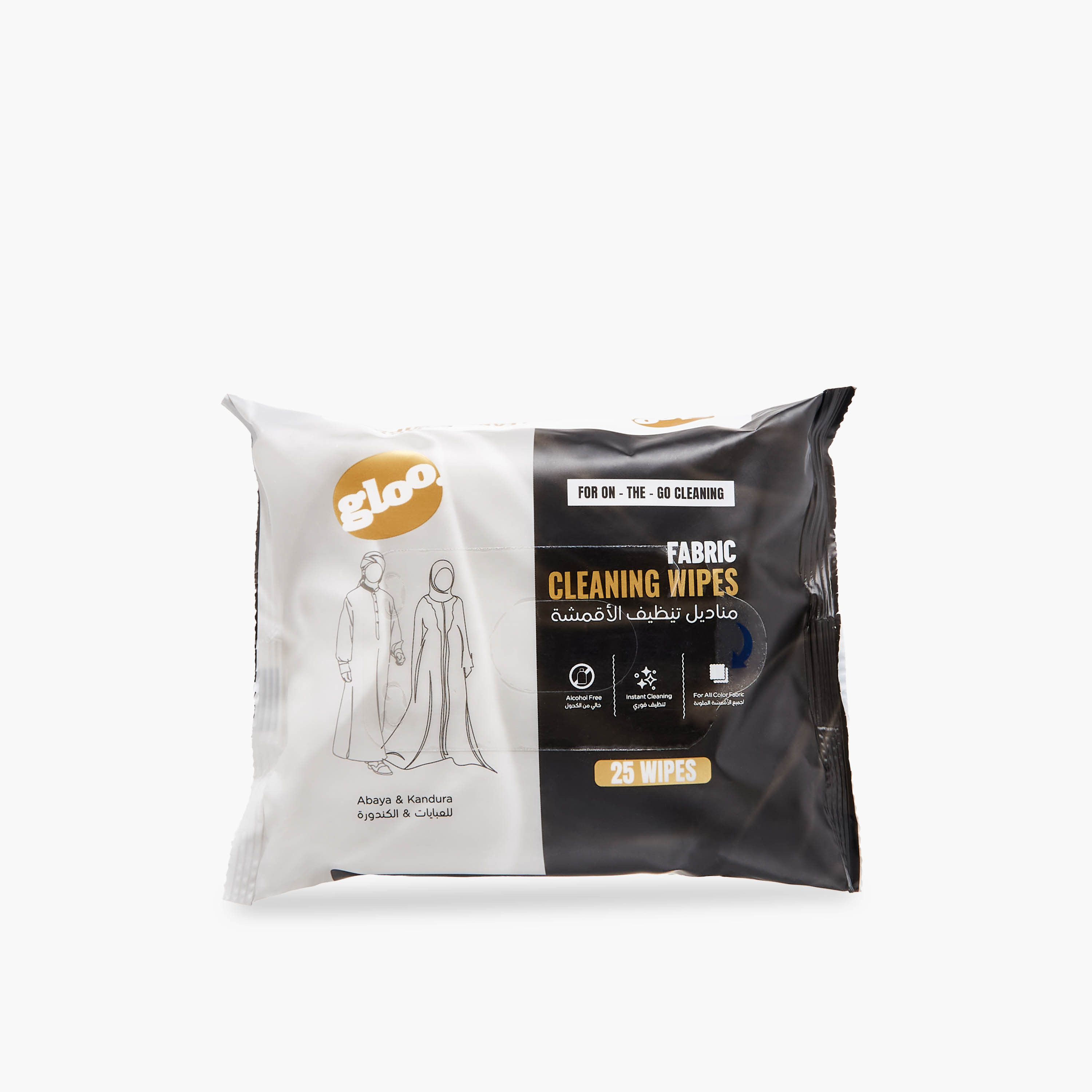 Gloo - Fabric Cleaning Wipes 25 Sheets-travel-accessories-image-1