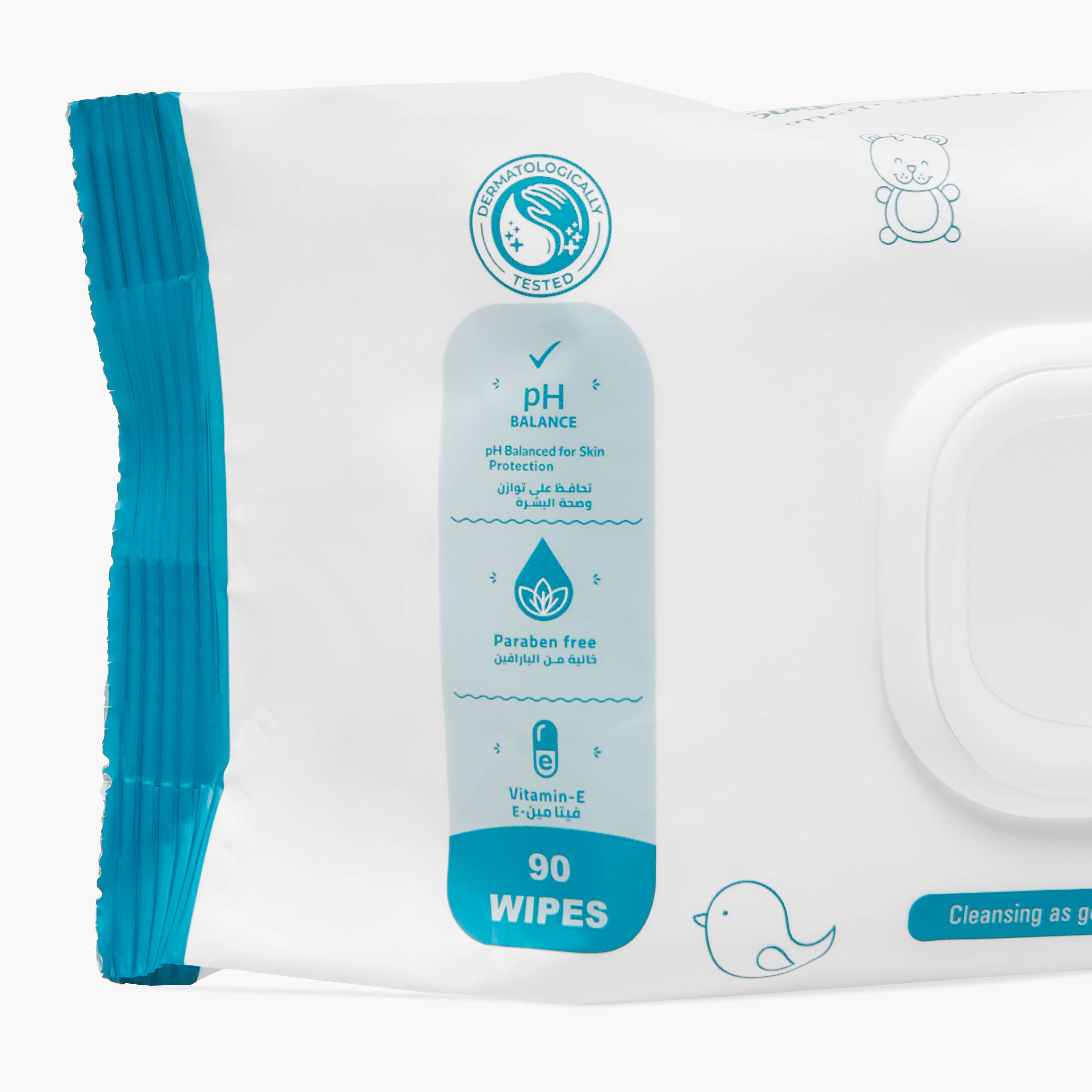 غلو - مناديل أطفال مهدئة وحامية 90 ورقة-baby-diapering-babywipes-image-5