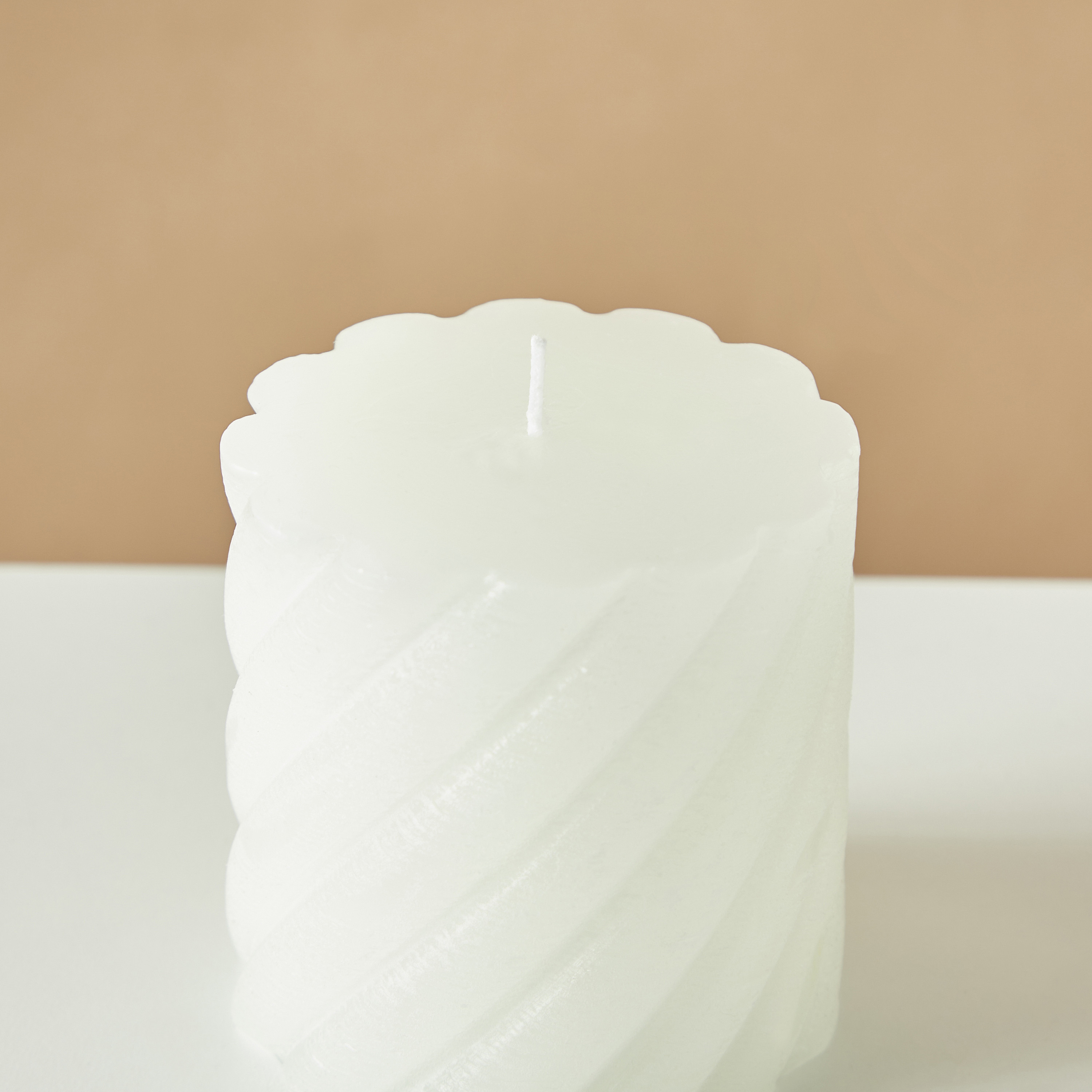 Countryfield Essentials Unscented Spiral Pillar Candle-household-homefragrance-candles-image-4