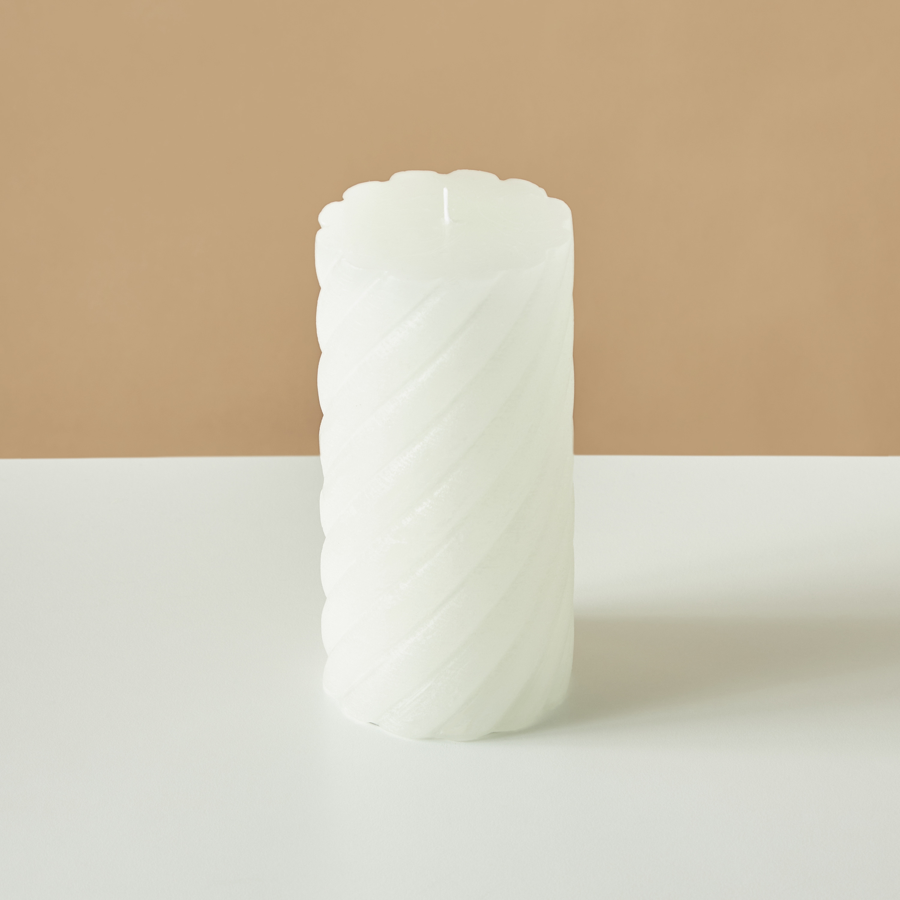 Countryfield Tonnie Essentials Unscented Spiral Pillar Candle-household-homefragrance-candles-image-3