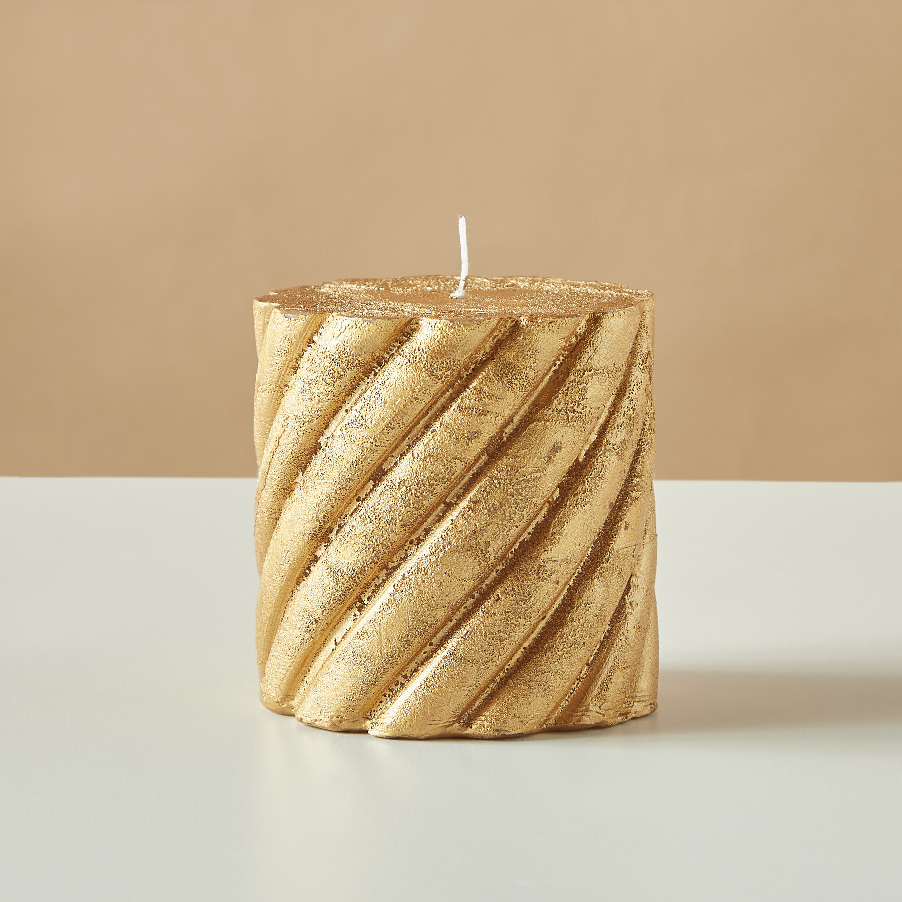 Countryfield Essentials Unscented Spiral Pillar Candle-household-homefragrance-candles-image-2