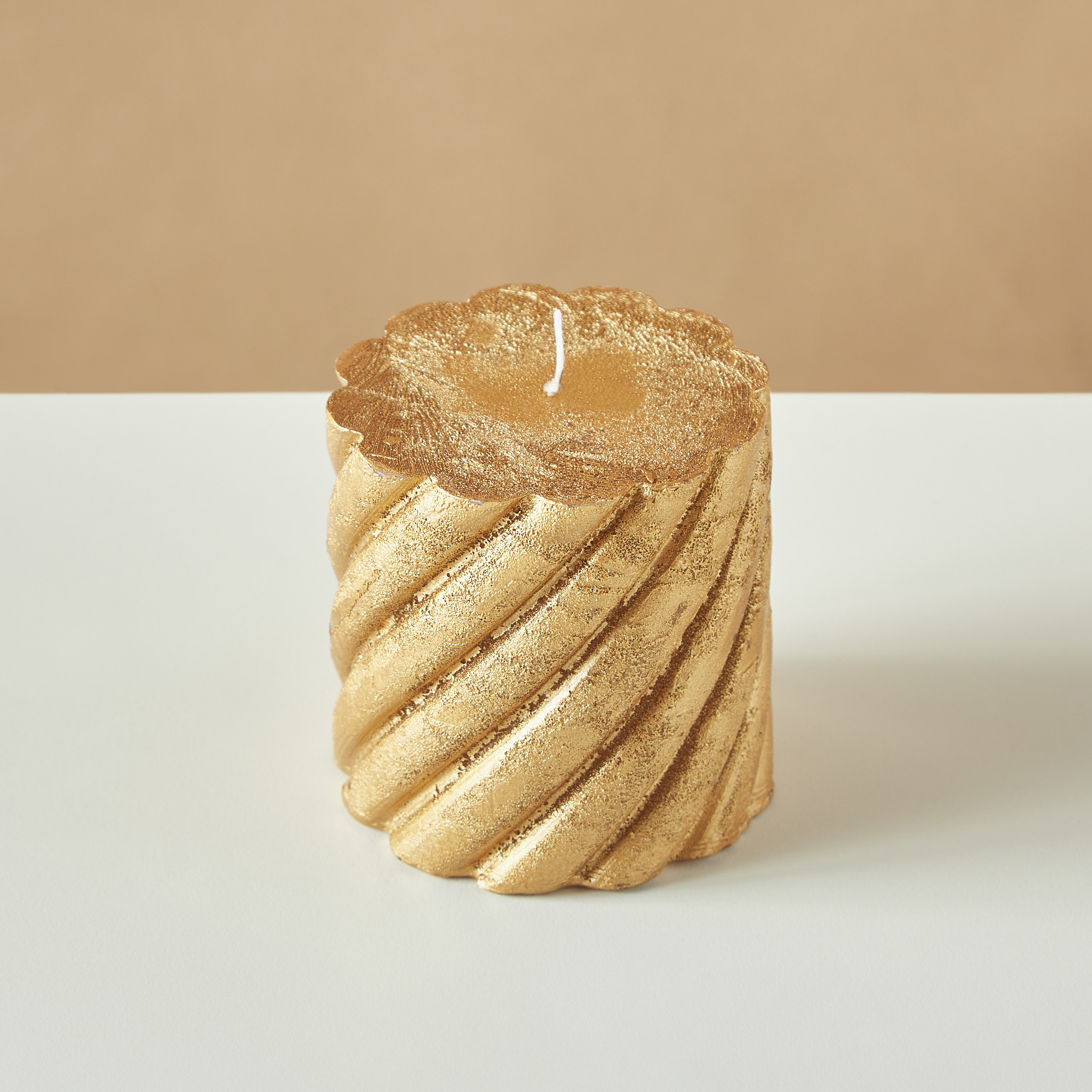Countryfield Essentials Unscented Spiral Pillar Candle-household-homefragrance-candles-image-3
