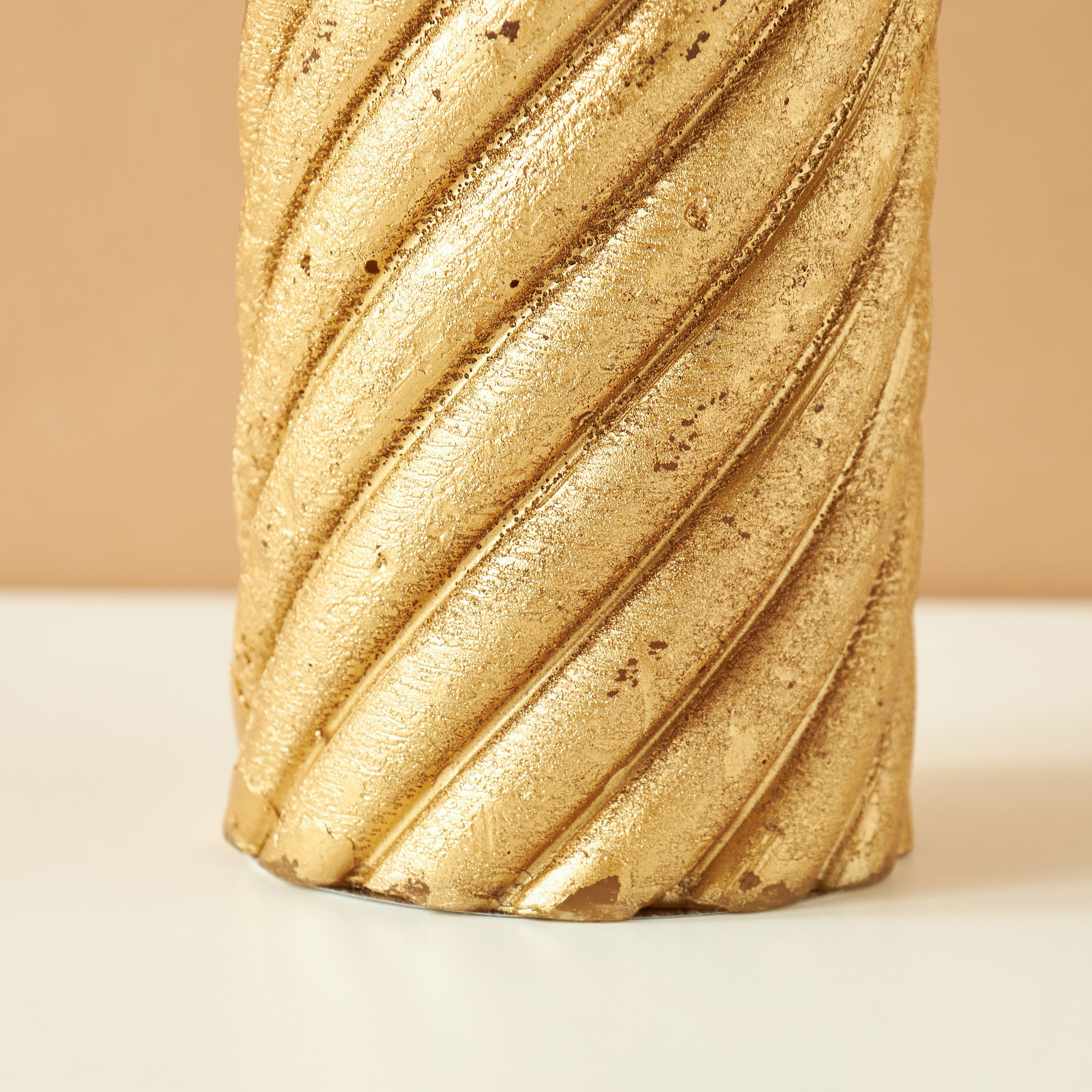 Essentials Unscented Spiral Pillar Candle - 15 cms-household-homefragrance-candles-image-5
