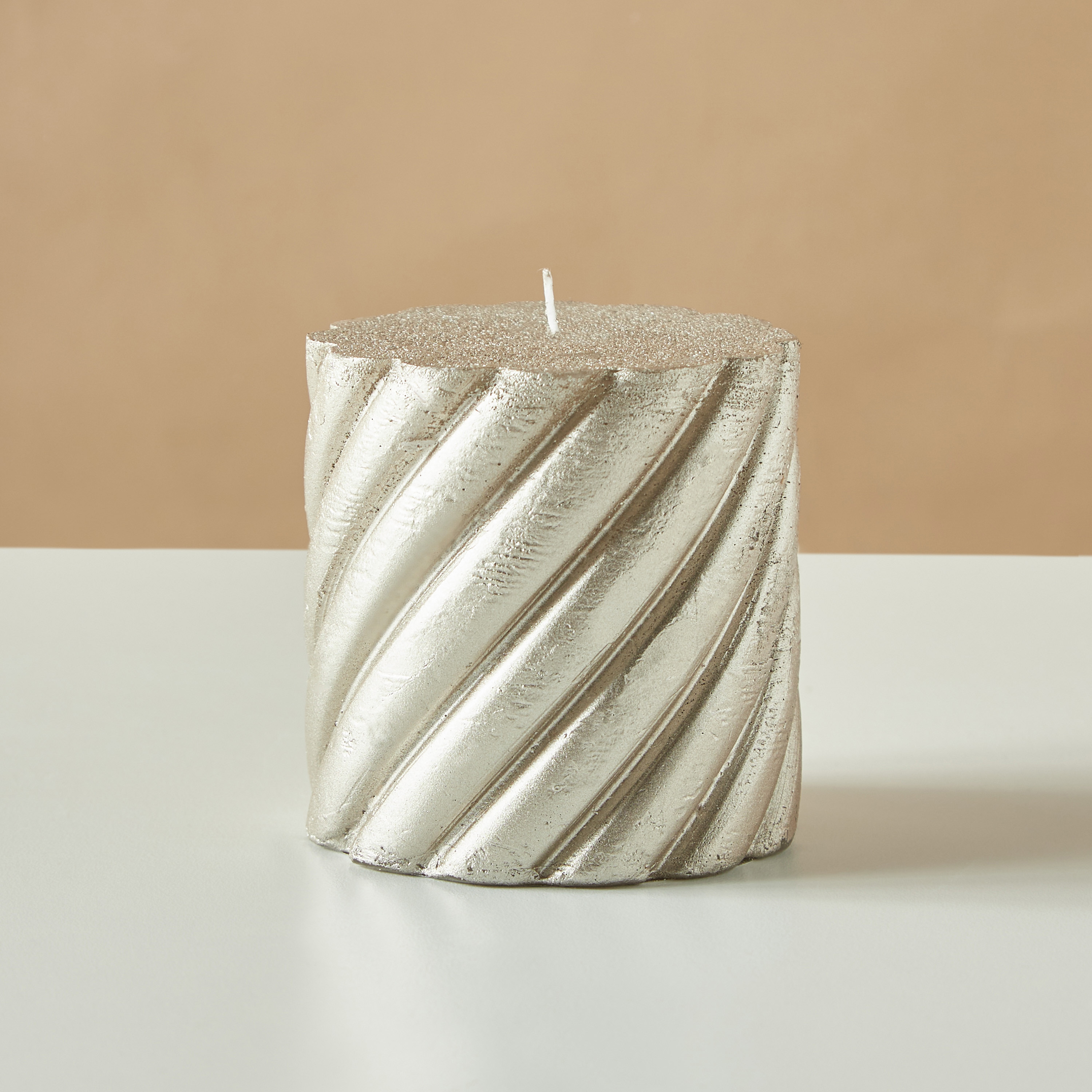 Countryfield Essentials Unscented Spiral Pillar Candle-household-homefragrance-candles-image-2