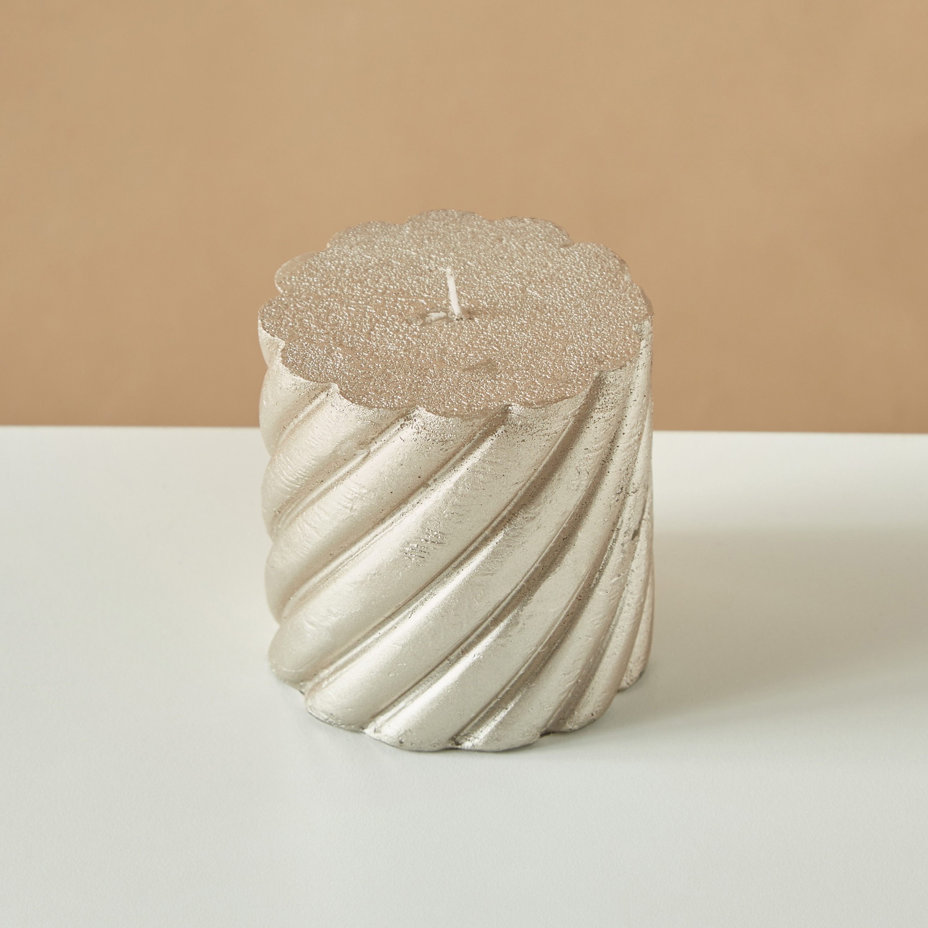 Countryfield Essentials Unscented Spiral Pillar Candle-household-homefragrance-candles-image-3