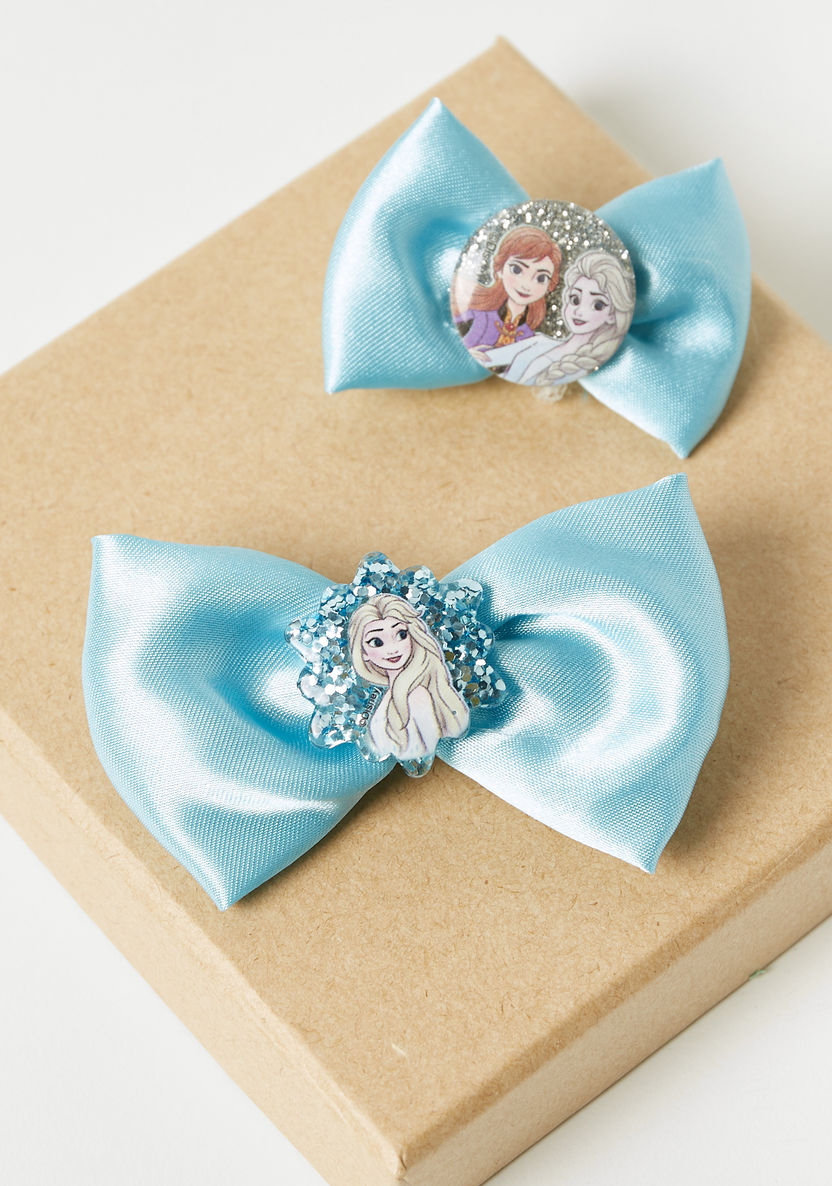 Gloo Frozen Bow Accent Hair Clip - Set of 4-Hair Accessories-image-1