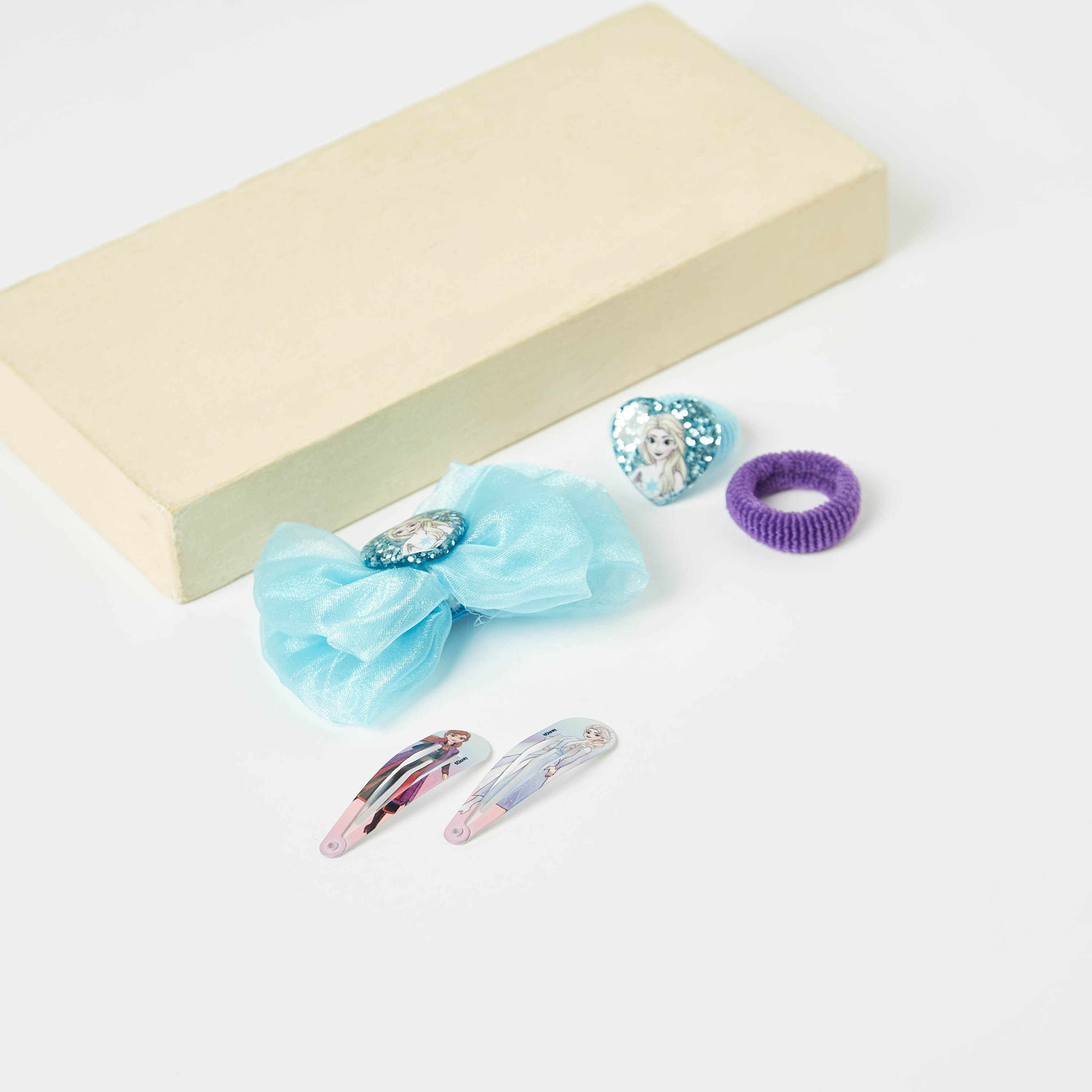 Buy Gloo Frozen 5 Piece Hair Clip and Hair Tie Set Online