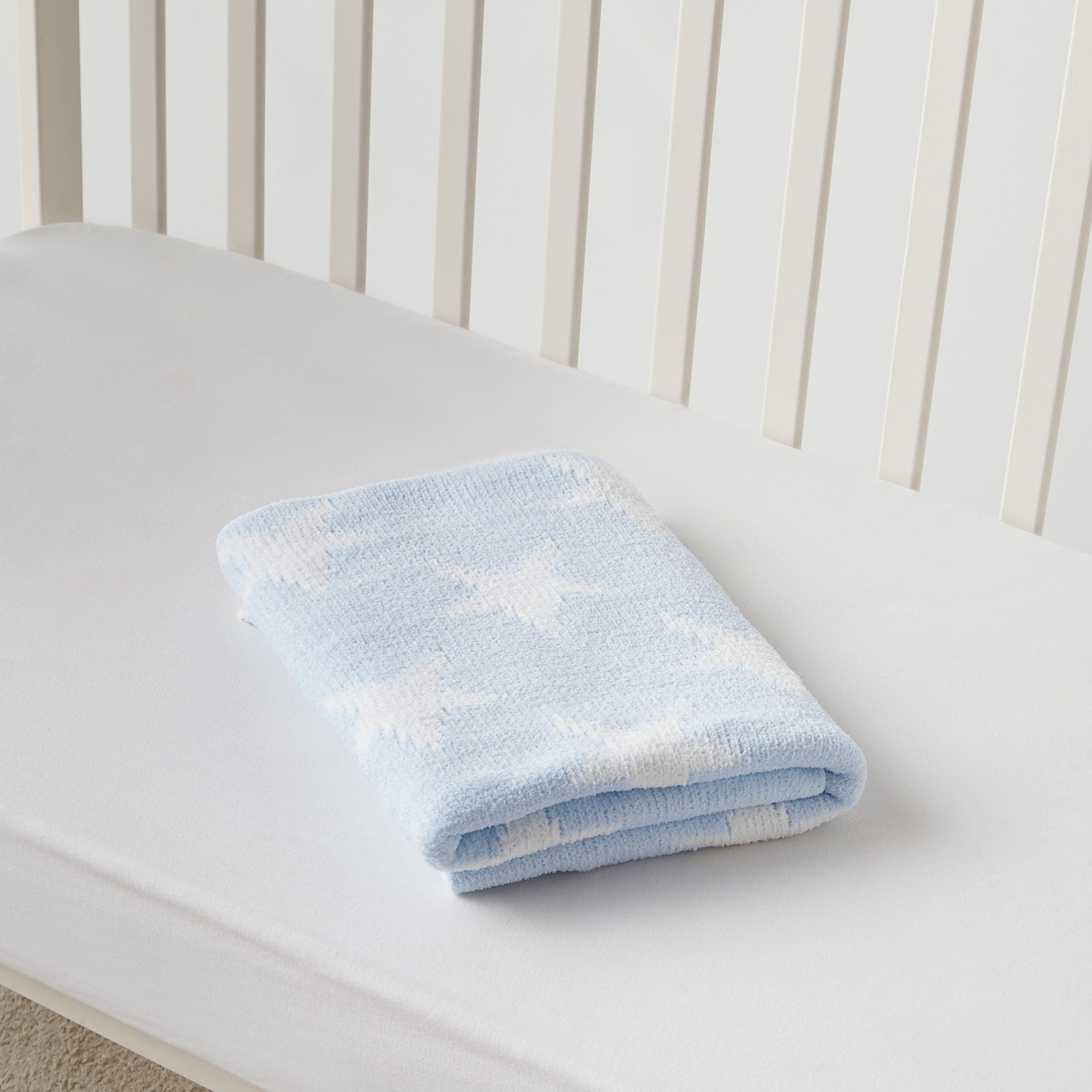Juniors All-Over Star Print Blanket - 75x100 cm-baby-nursery-blanketsandswaddles-blanketsandquilts-image-4