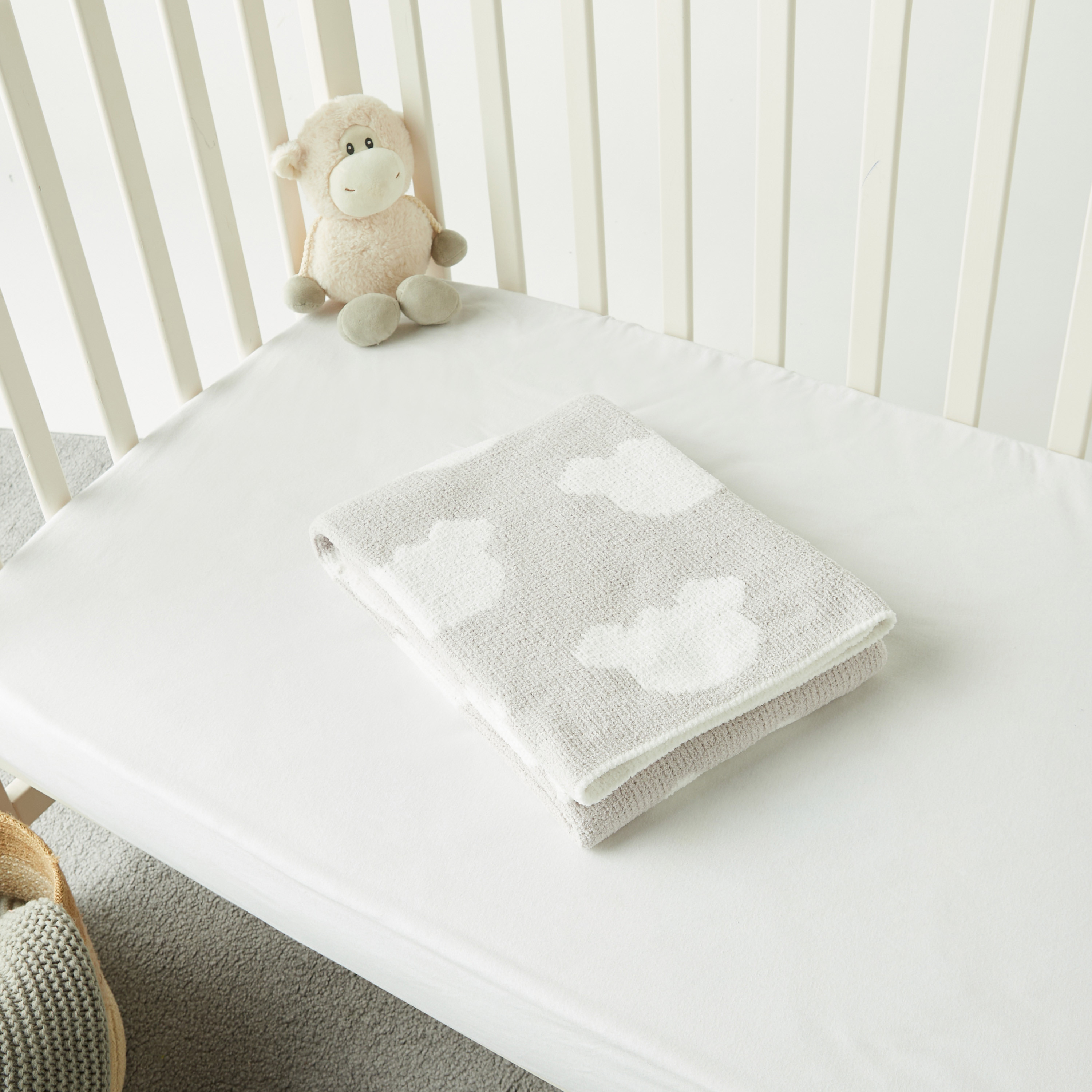 Juniors Bear Textured Blanket - 75x100 cm-baby-nursery-blanketsandswaddles-blanketsandquilts-image-4