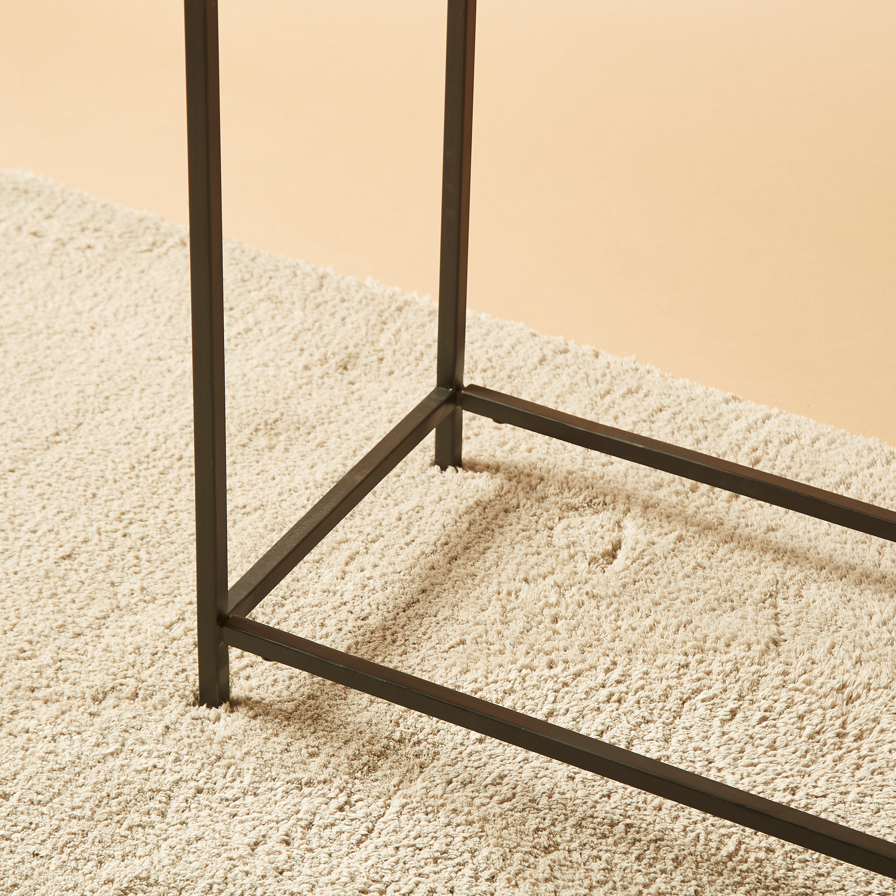 Wooden Top Console Table - 120x35x76 cms-furniture-livingroom-consoletablesandmirrors-image-4