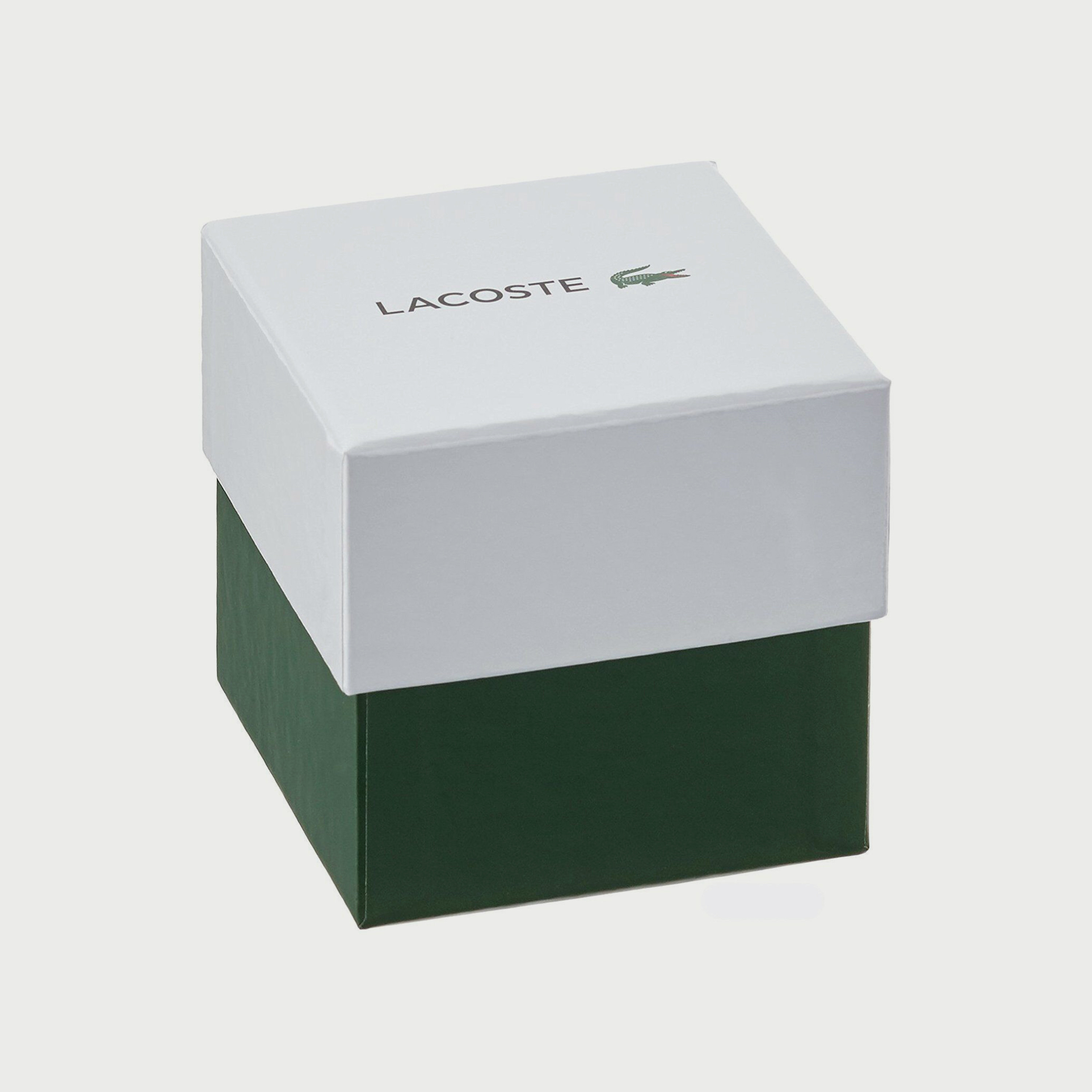 Lacoste Men's 43 MM Red Analog Silicone Strap Watch - 2010764-men-watchesandjewellery-watches-image-2