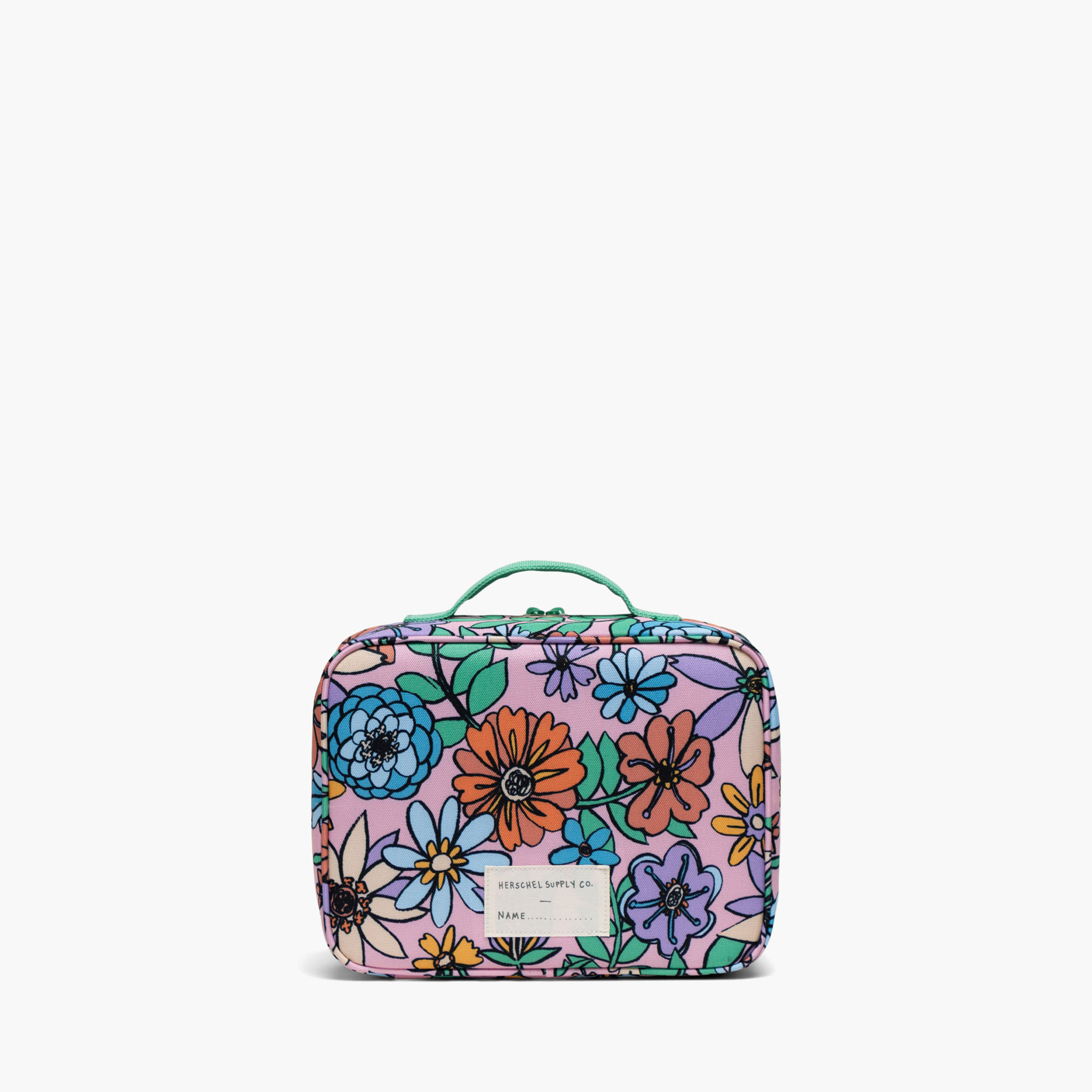 Herschel Supply Co All-Over Floral Print Lunch Bag - 1-Year Warranty-school-lunchessentials-lunchbags-image-3