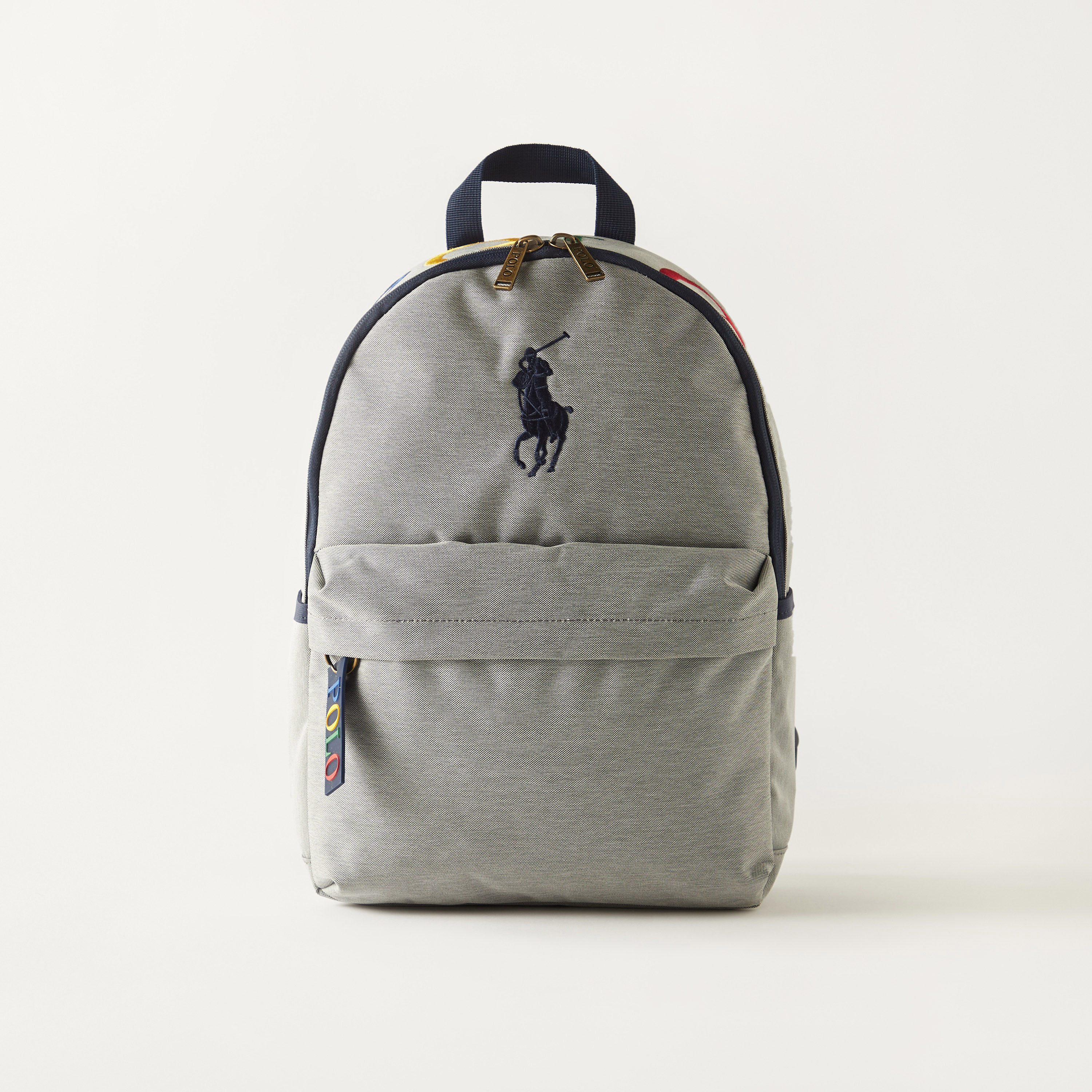 شنطة ظهر مطرّزة بشعار الماركة من بولو رالف لورين - 39x13x30 سم-school-bagsandbackpacks-backpacks-image-1