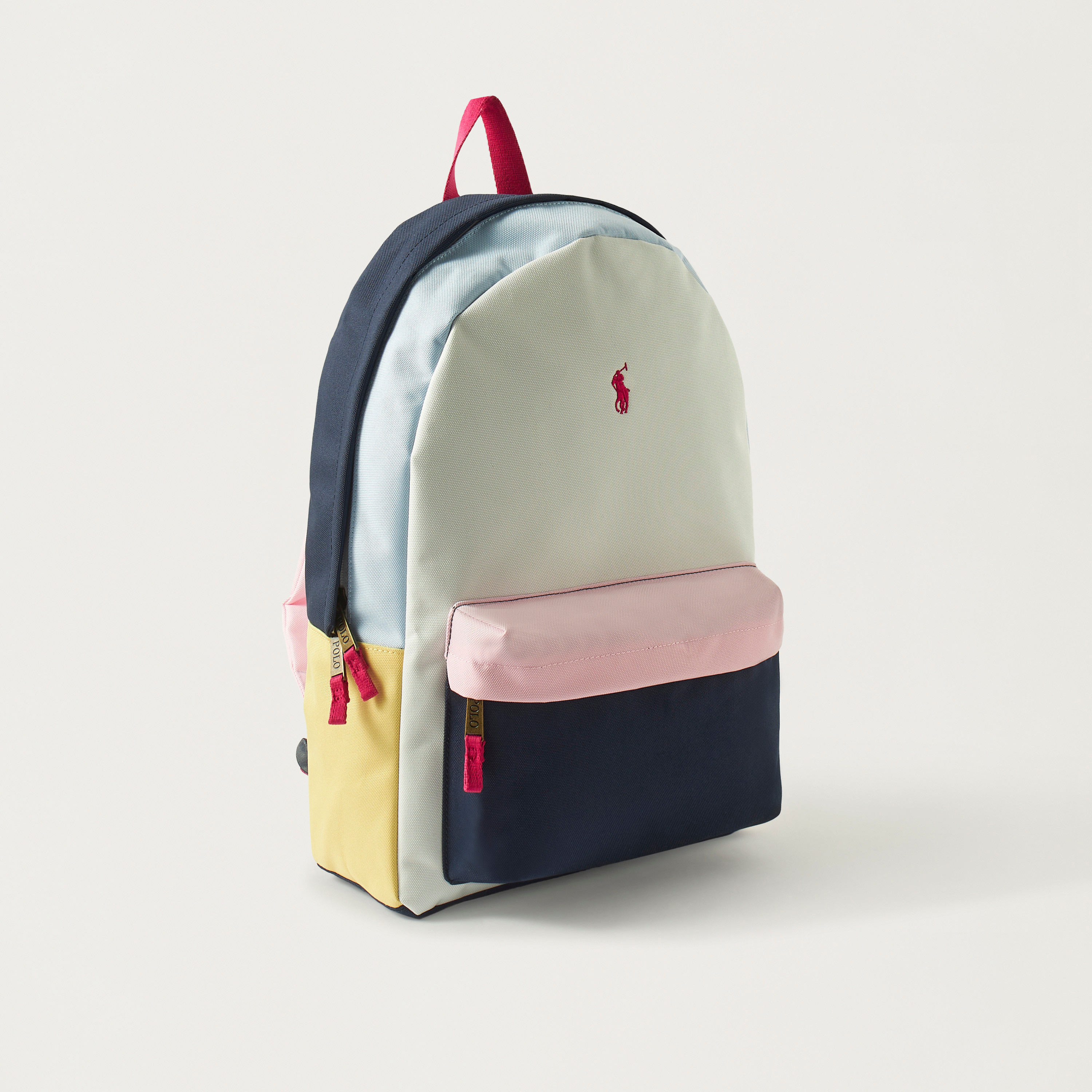شنطة ظهر بسحاب إغلاق وشعار من بولو رالف لورين - 13x30x39 سم-school-bagsandbackpacks-backpacks-image-3