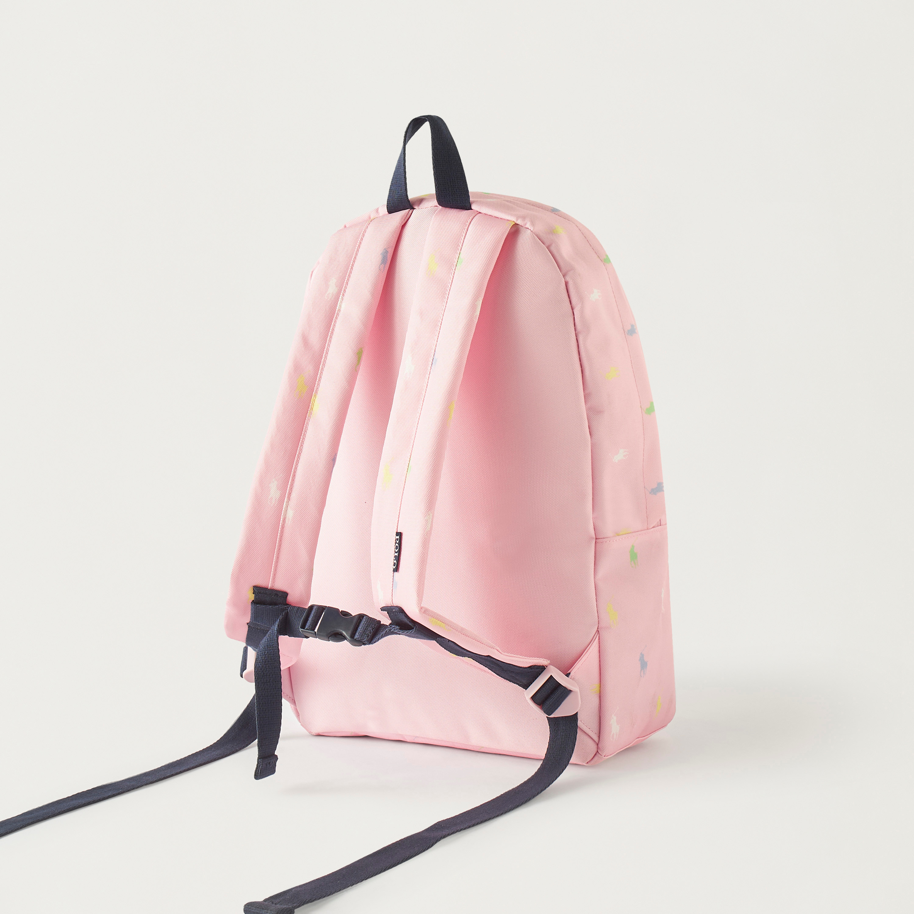 Polo Ralph Lauren All-Over Print Backpack with Adjustable Straps - 13x30x39 cms-school-bagsandbackpacks-backpacks-image-2