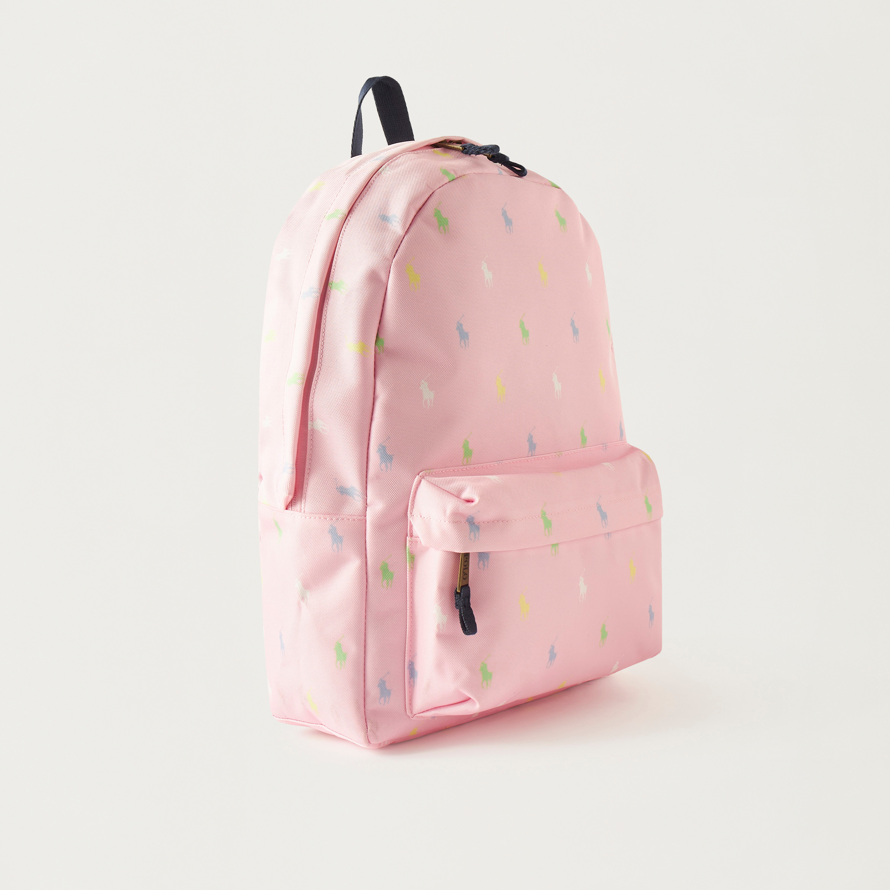 Polo Ralph Lauren All-Over Print Backpack with Adjustable Straps - 13x30x39 cms-school-bagsandbackpacks-backpacks-image-3