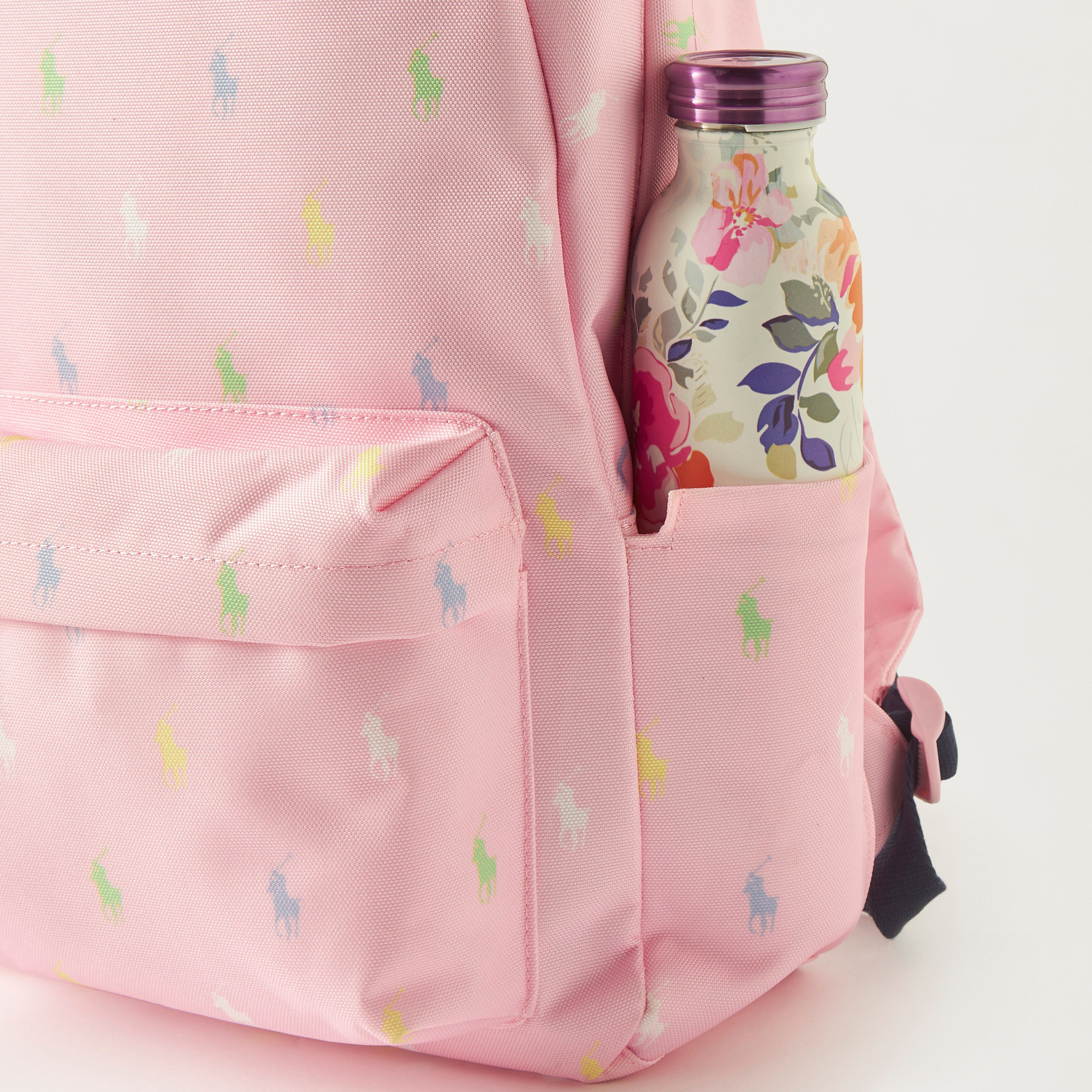 Polo Ralph Lauren All-Over Print Backpack with Adjustable Straps - 13x30x39 cms-school-bagsandbackpacks-backpacks-image-5