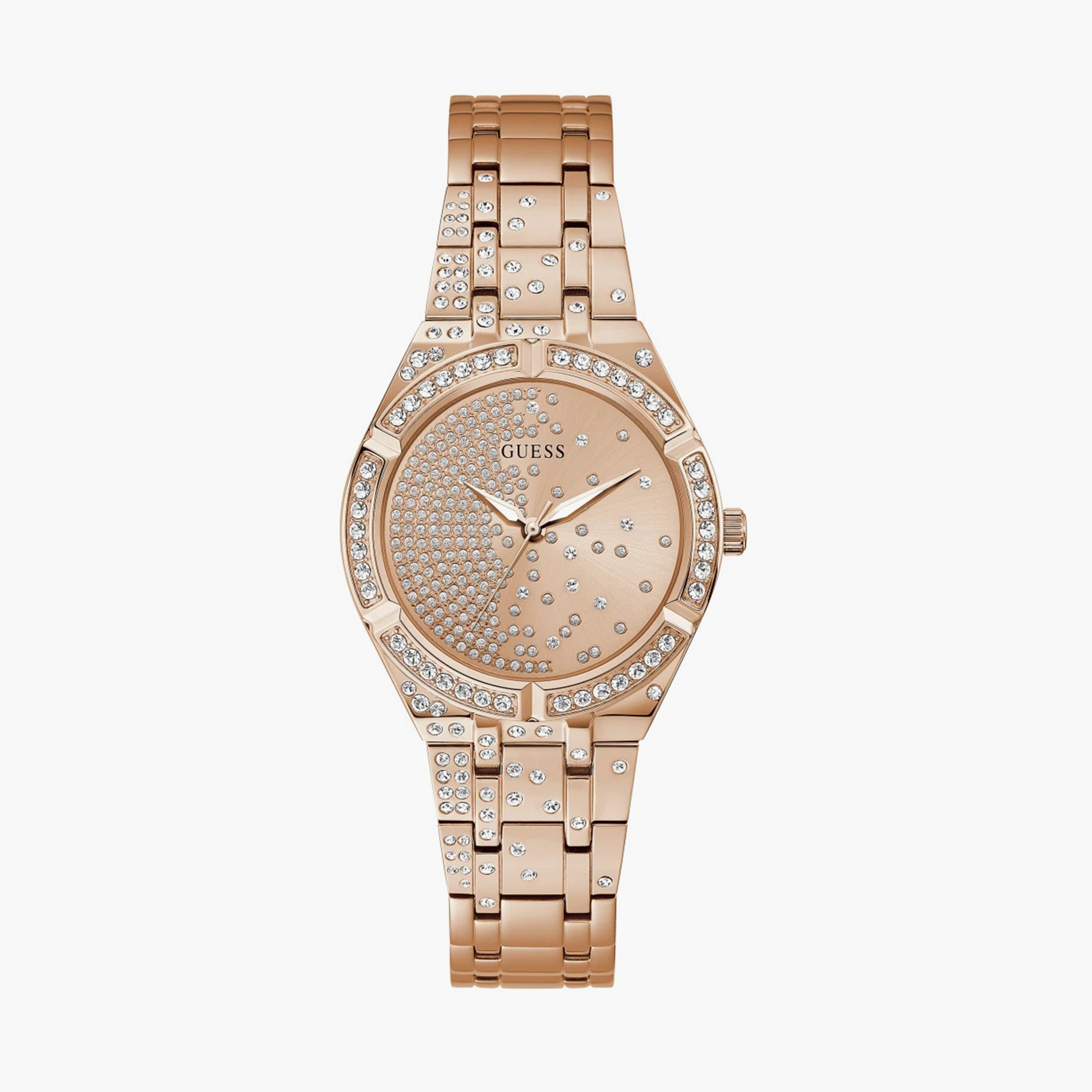 Guess watches womens rose gold sale