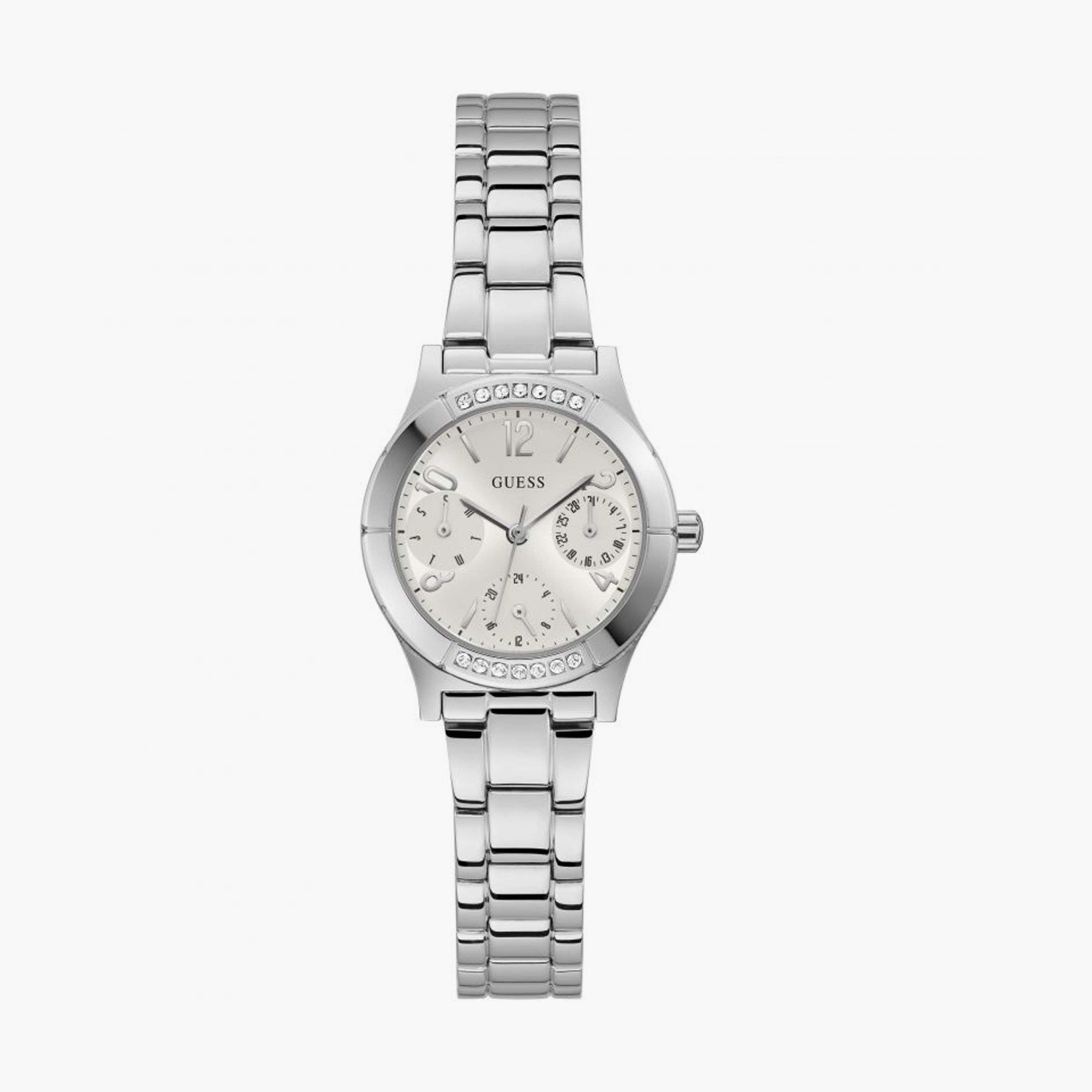 Guess ladies silver watches best sale