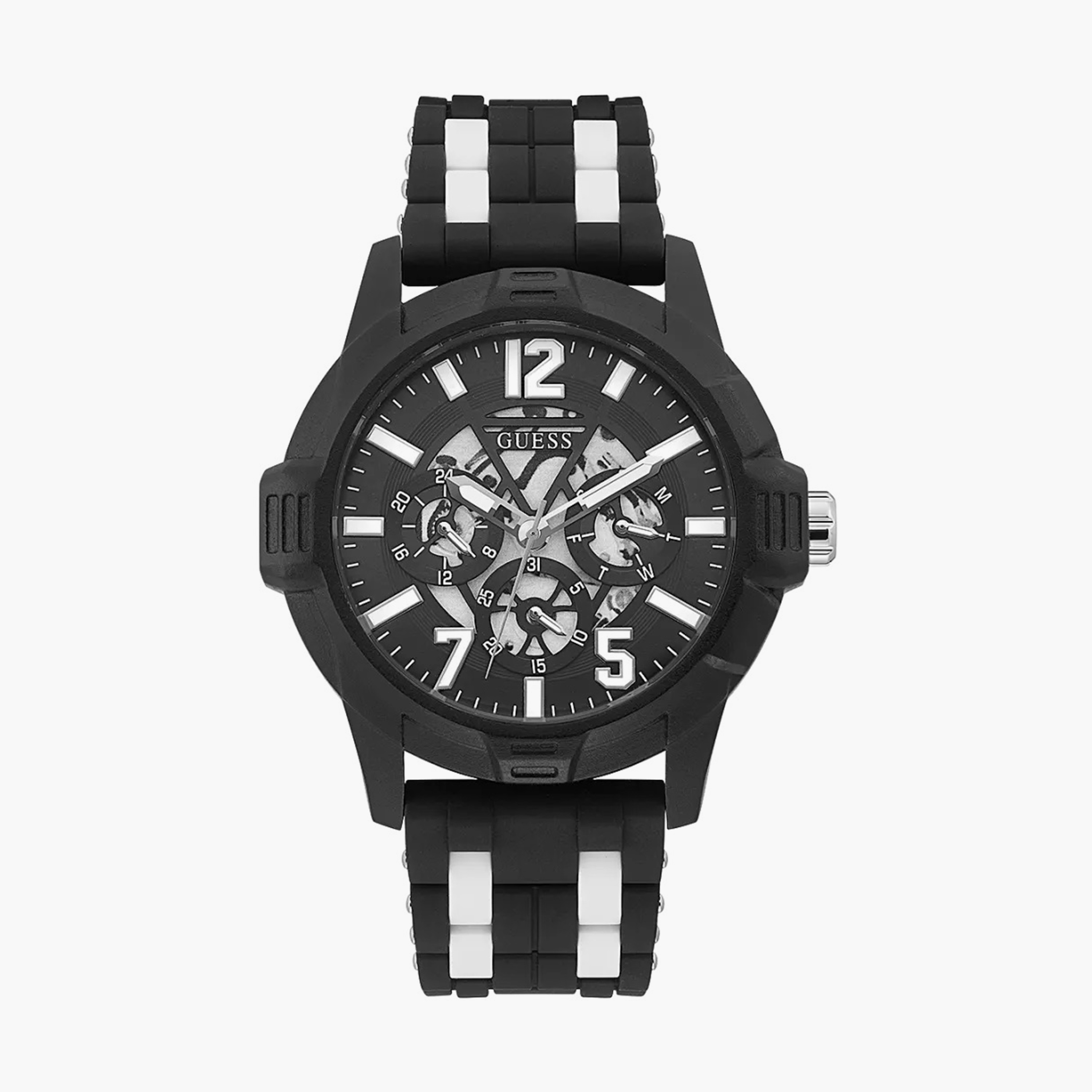  GW0428G1 ساعة يد كرونوغراف للرجال بسوار سليكون بلون أسود من جيس -men-watchesandjewellery-watches-image-1