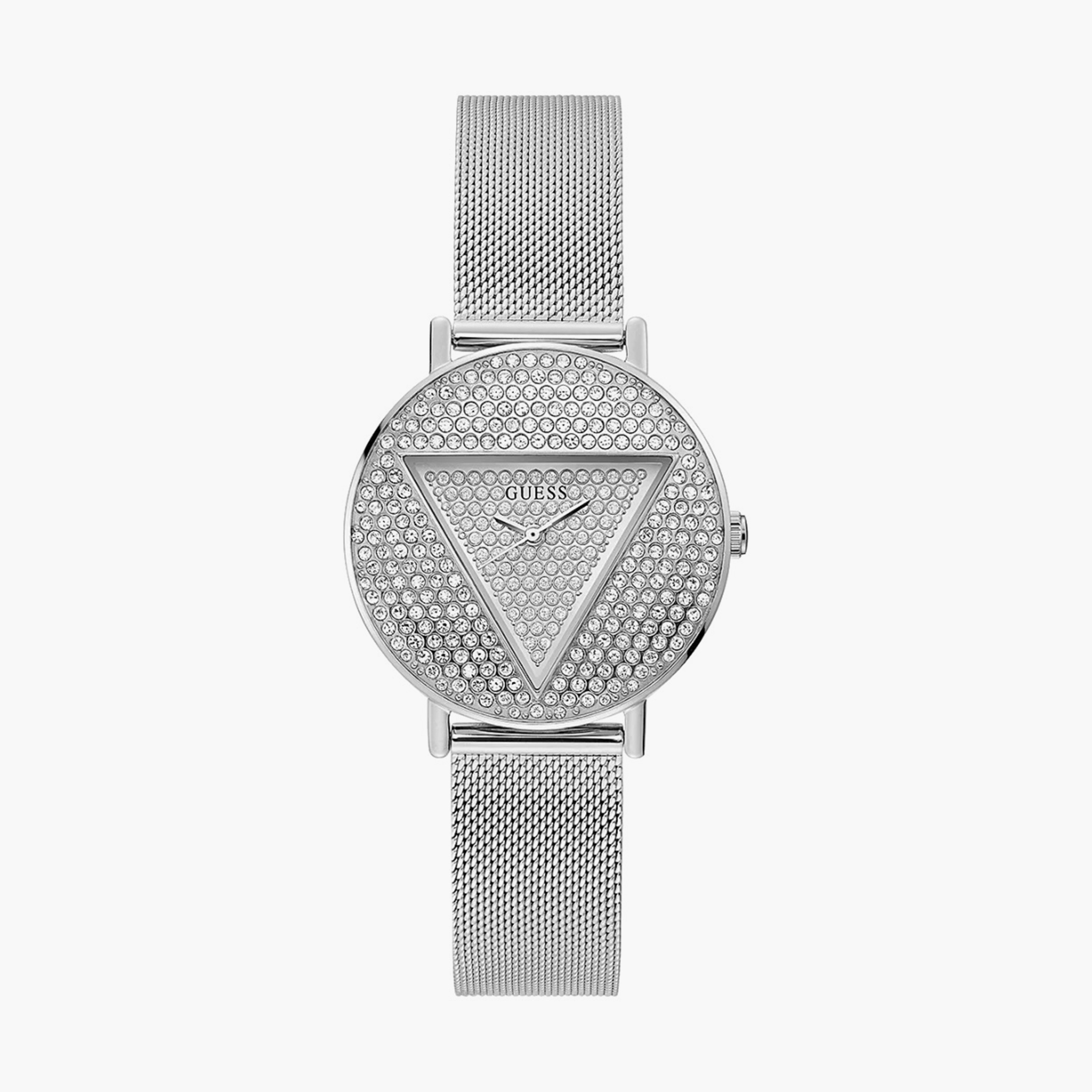 Guess Women's Silver Analog Stainless Steel Strap Watch - GW0477L1-women-watchesandjewellery-watches-image-1