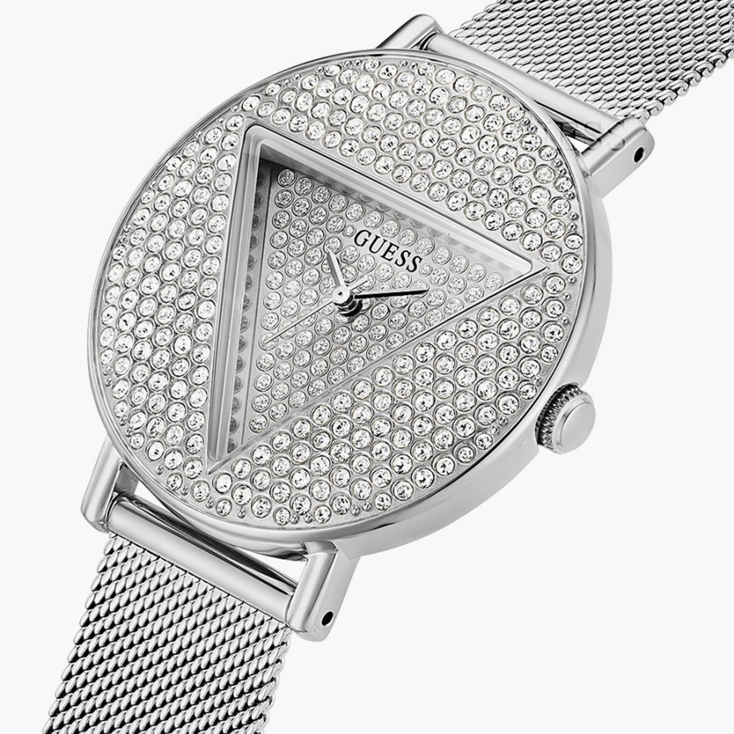 Guess Women's Silver Analog Stainless Steel Strap Watch - GW0477L1-women-watchesandjewellery-watches-image-4