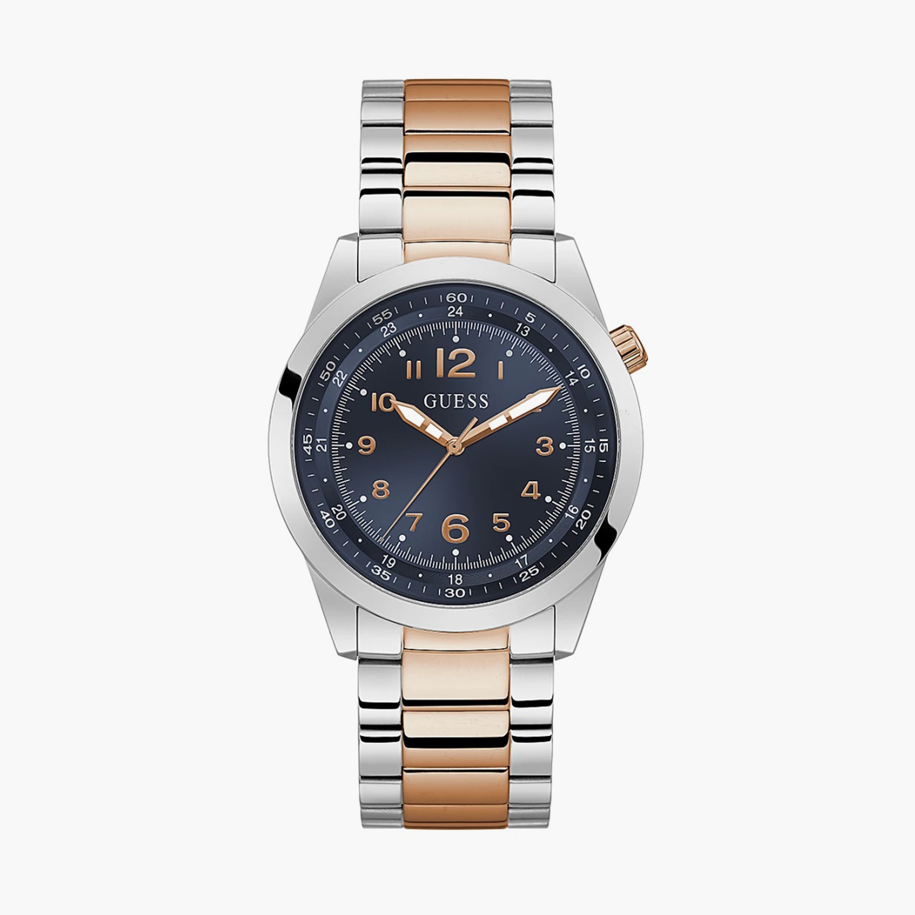  GW0493G3 ساعة يد أنالوج للرجال بسوار ستانلس ستيل بلون فضي وذهبي من جيس -men-watchesandjewellery-watches-image-1
